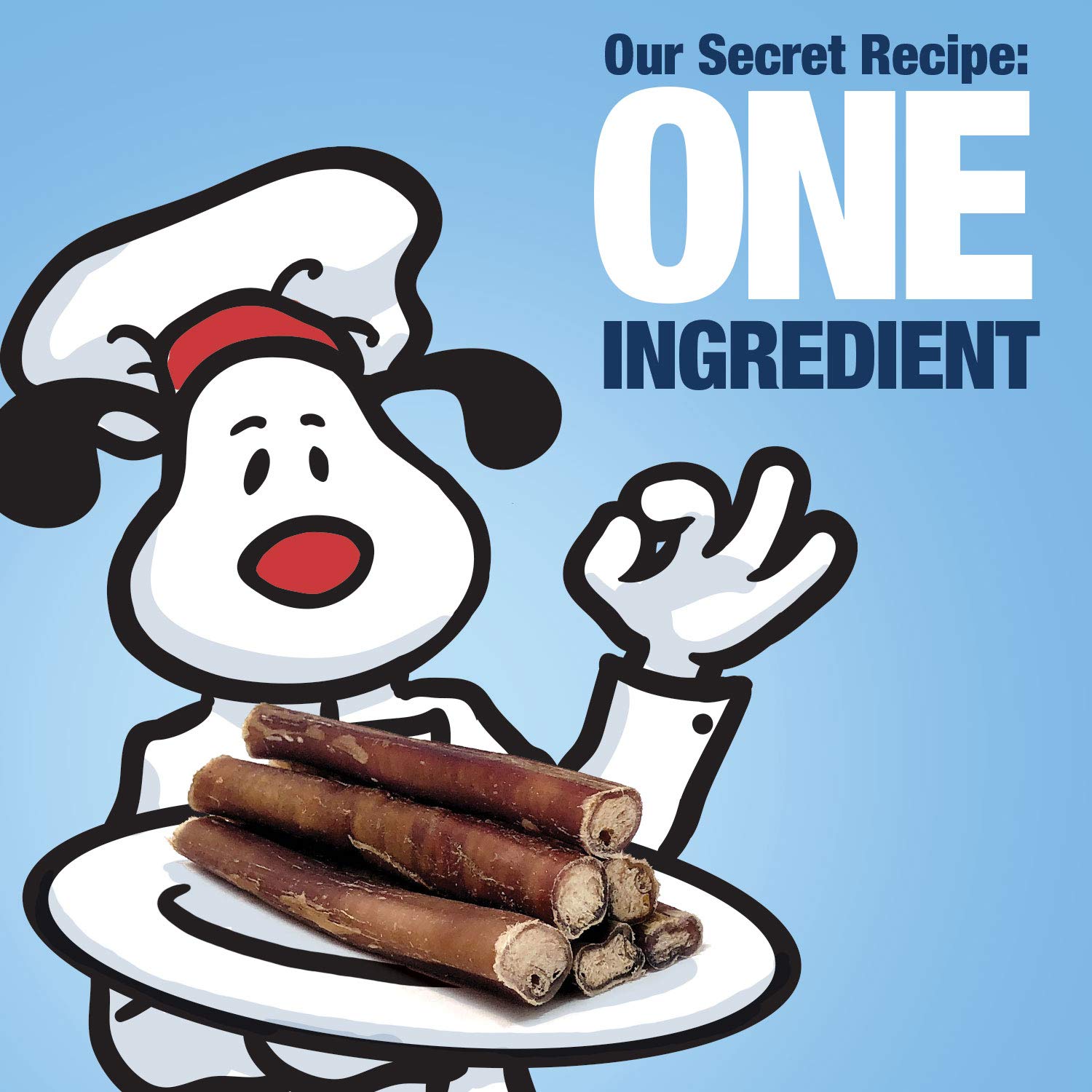 ValueBull Natural Bully Sticks for Dogs - 12 Inch Medium Size, 25 Count, 100% Beef Pizzle Dog Treats, Single Ingredient Rawhide Alternative - Perfect for Training, Chewing & Dental Health