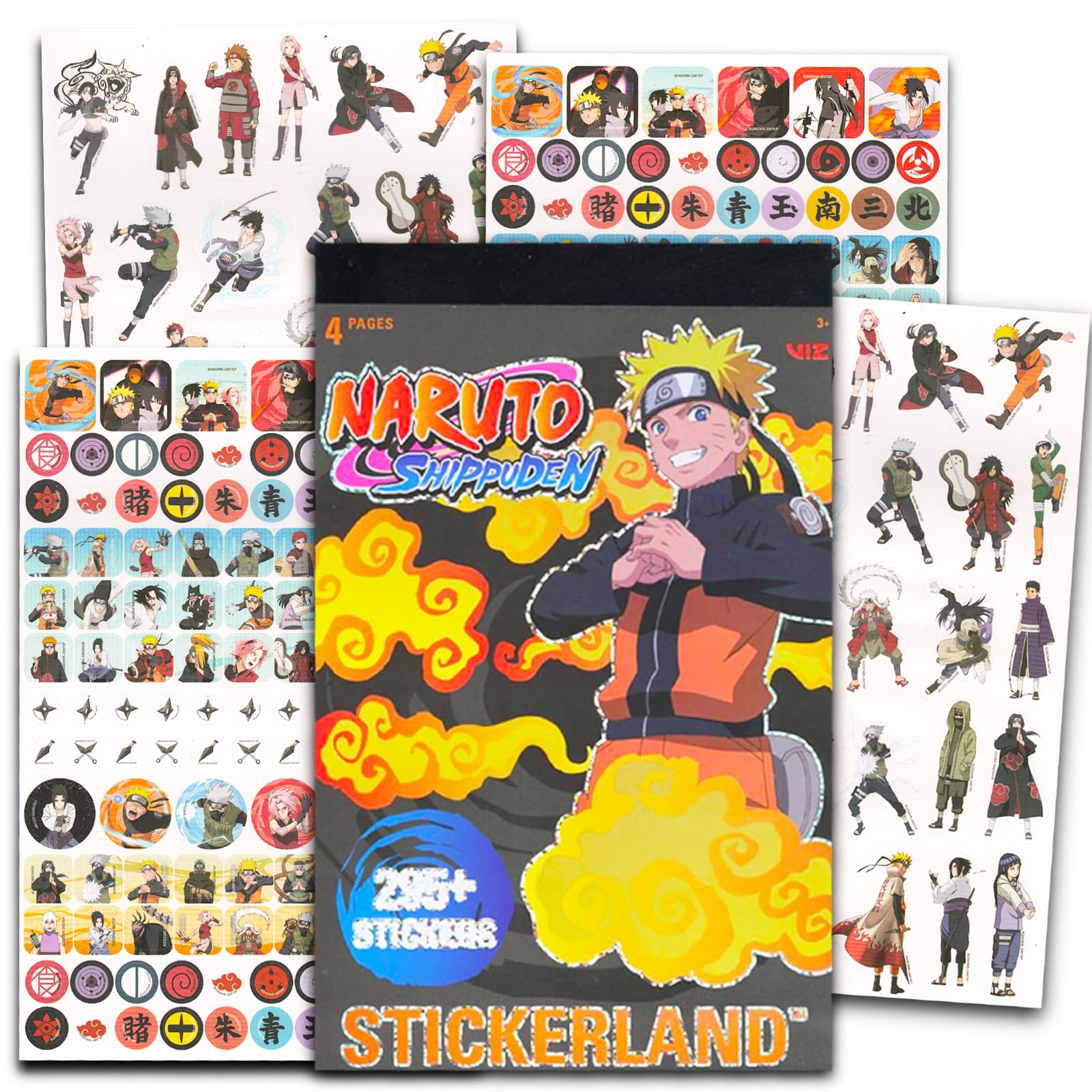 Naruto Anime Room Decor Bundle - 12 High-Quality Posters & Stickers for Bedroom Walls | Perfect for Anime Fans, Teen Rooms & Gift Ideas