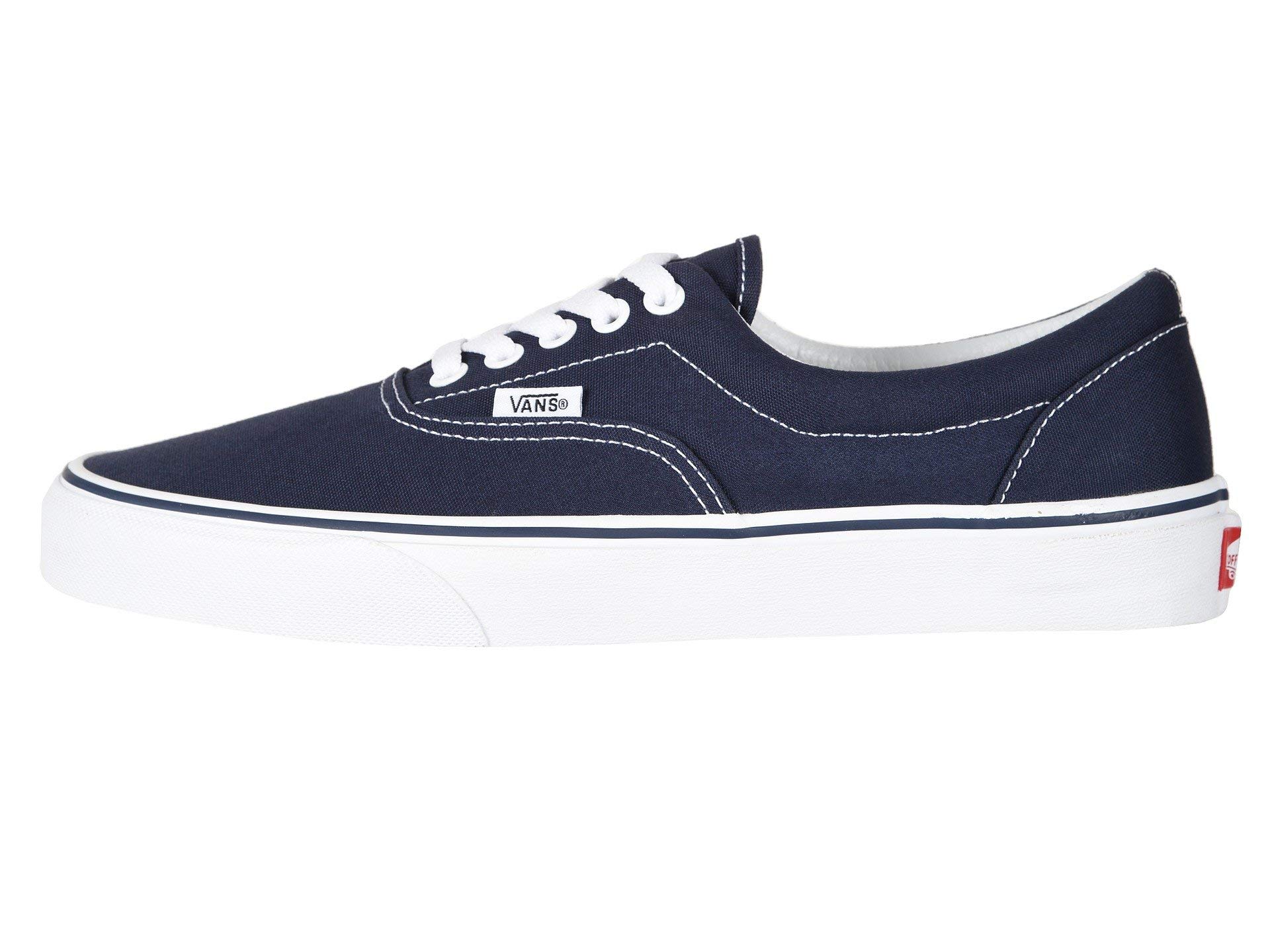 Vans Men's Era Core Classics Sneakers - Navy Blue Skate Shoes for Men, Size 8 | Comfortable Casual & Skateboarding Footwear for Everyday Wear, Street Style Fashion