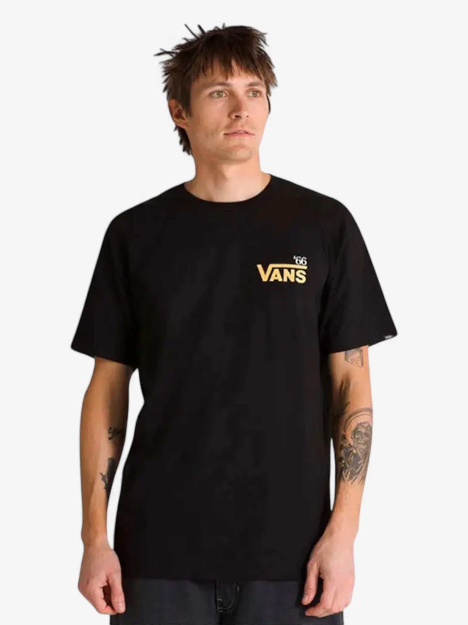 Vans Men's Short Sleeve T-Shirt - Black | Casual Streetwear for Everyday Wear & Skateboarding