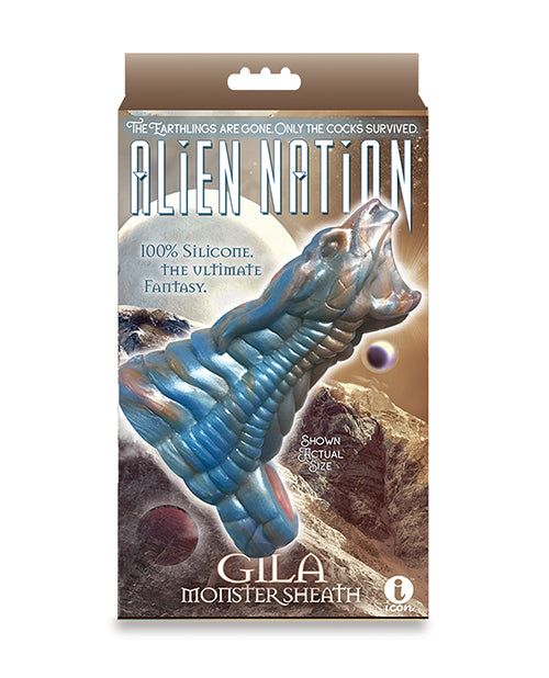 Alien Nation Gila Silicone Sheath - Blue & Gold Waterproof Protective Cover for Phones, Tablets & Small Electronics - Perfect for Outdoor, Travel & Daily Use