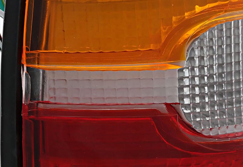 Toyota Tacoma Tail Lights Lamps Set - Compatible with 1995-2000 Models (Driver & Passenger Side) - Durable Replacement for Improved Visibility & Safety - Perfect for Off-Roading, Night Driving & Custom Upgrades