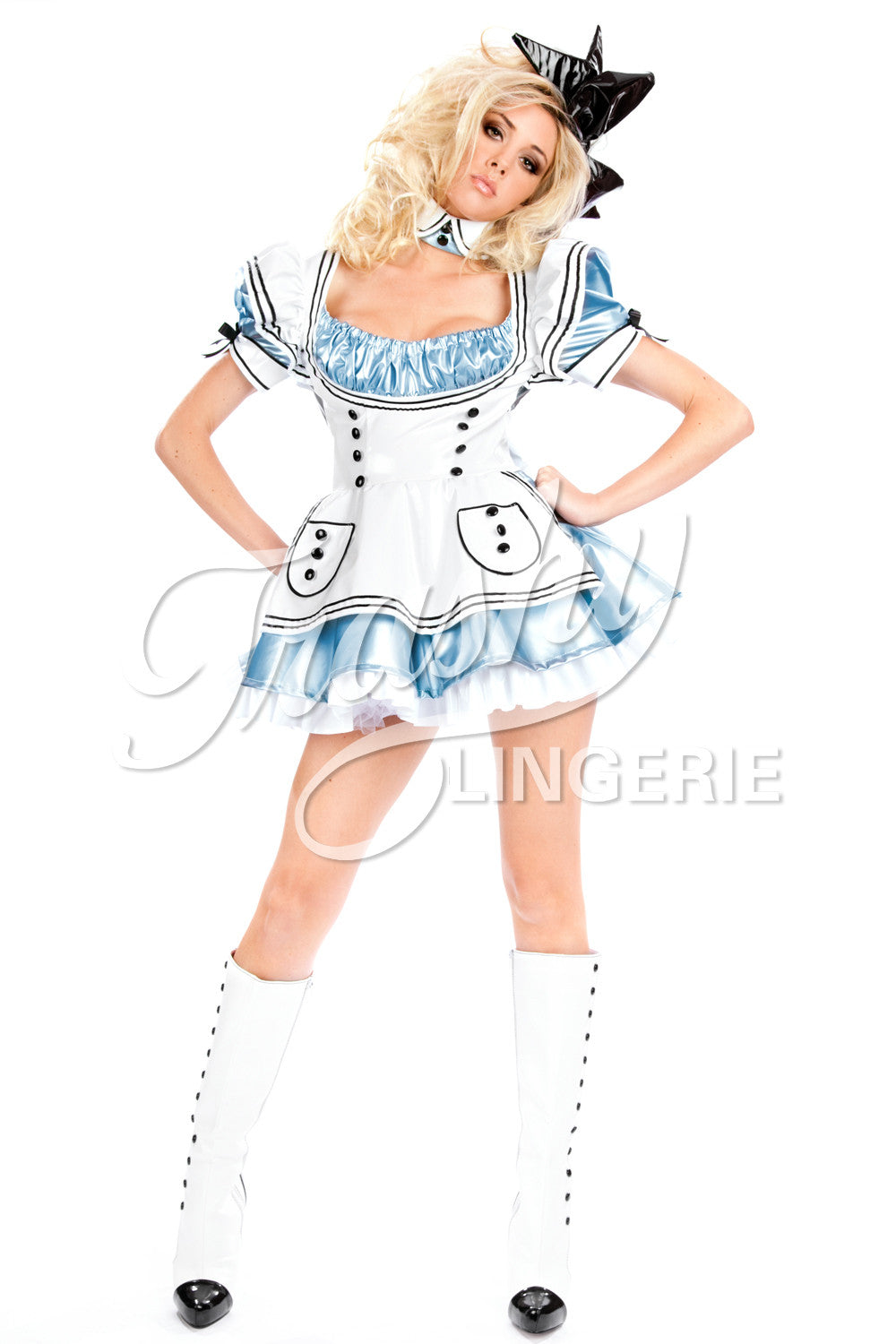 Alice in Wonderland Costume Dress for Women - Kids & Adults Cosplay Outfit for Halloween, Themed Parties & Dress-Up Play