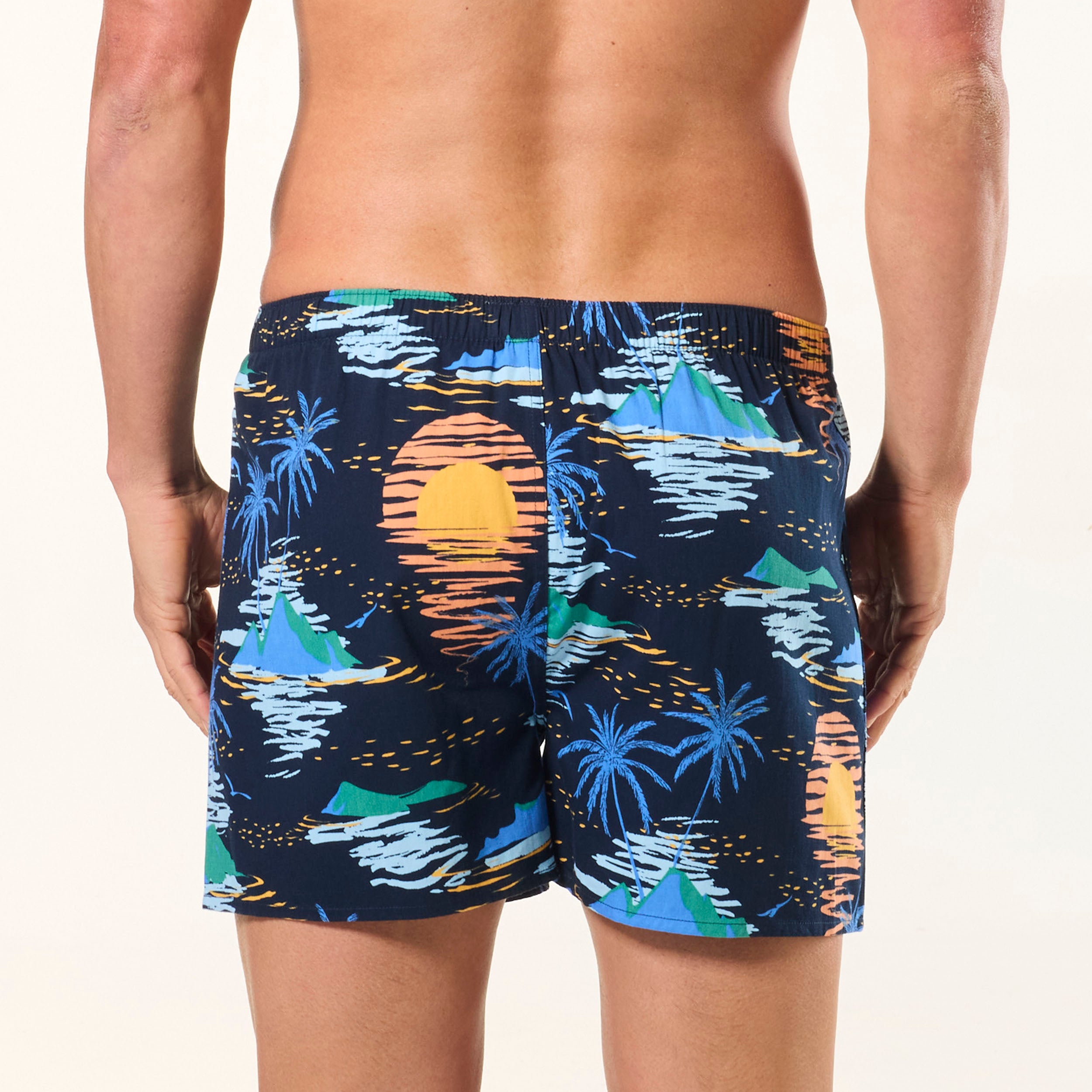 Men's Cotton Boxer Shorts - Soft & Breathable with Denim Style | Perfect for Casual Wear, Lounging & Travel