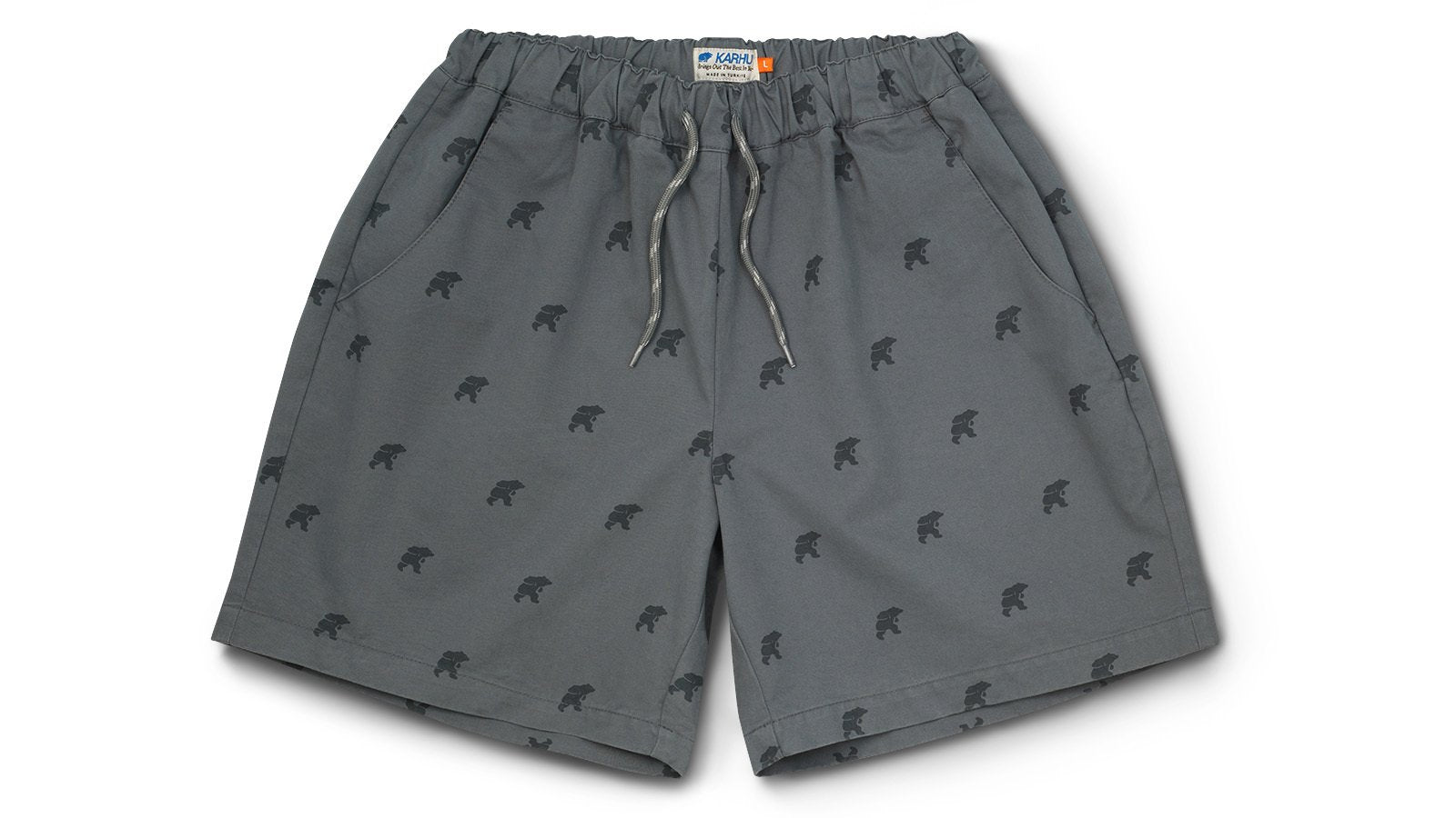 TRAMPAS SHORTS for Men - Stormy Weather & Turbulence Design - Comfortable & Stylish Casual Shorts for Outdoor Activities, Beach, and Summer Wear