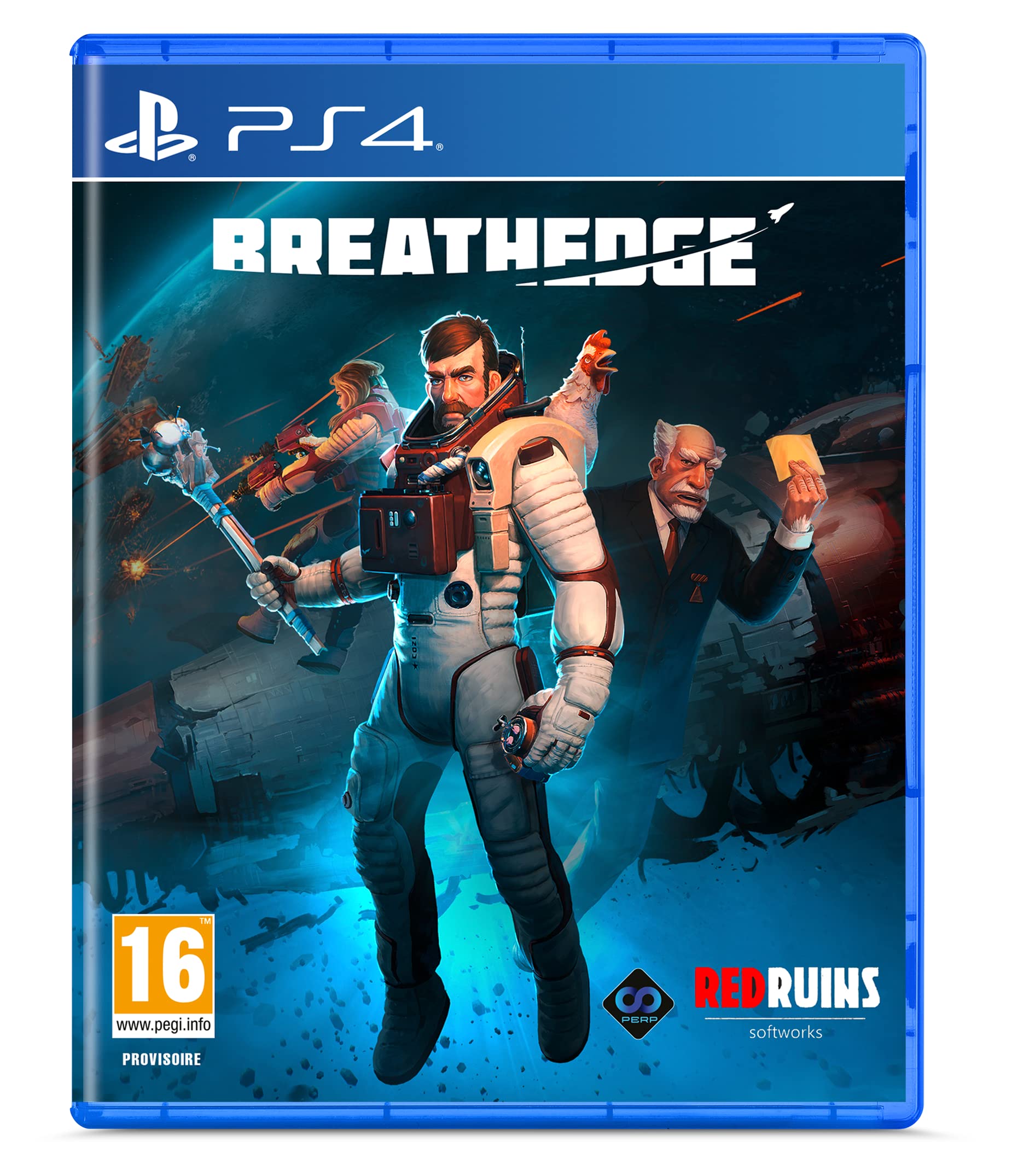 Breathespace Survival Game - Breathedge for PlayStation 4 | Sci-Fi Adventure & Space Exploration | Perfect for Fans of Survival and Open-World Games