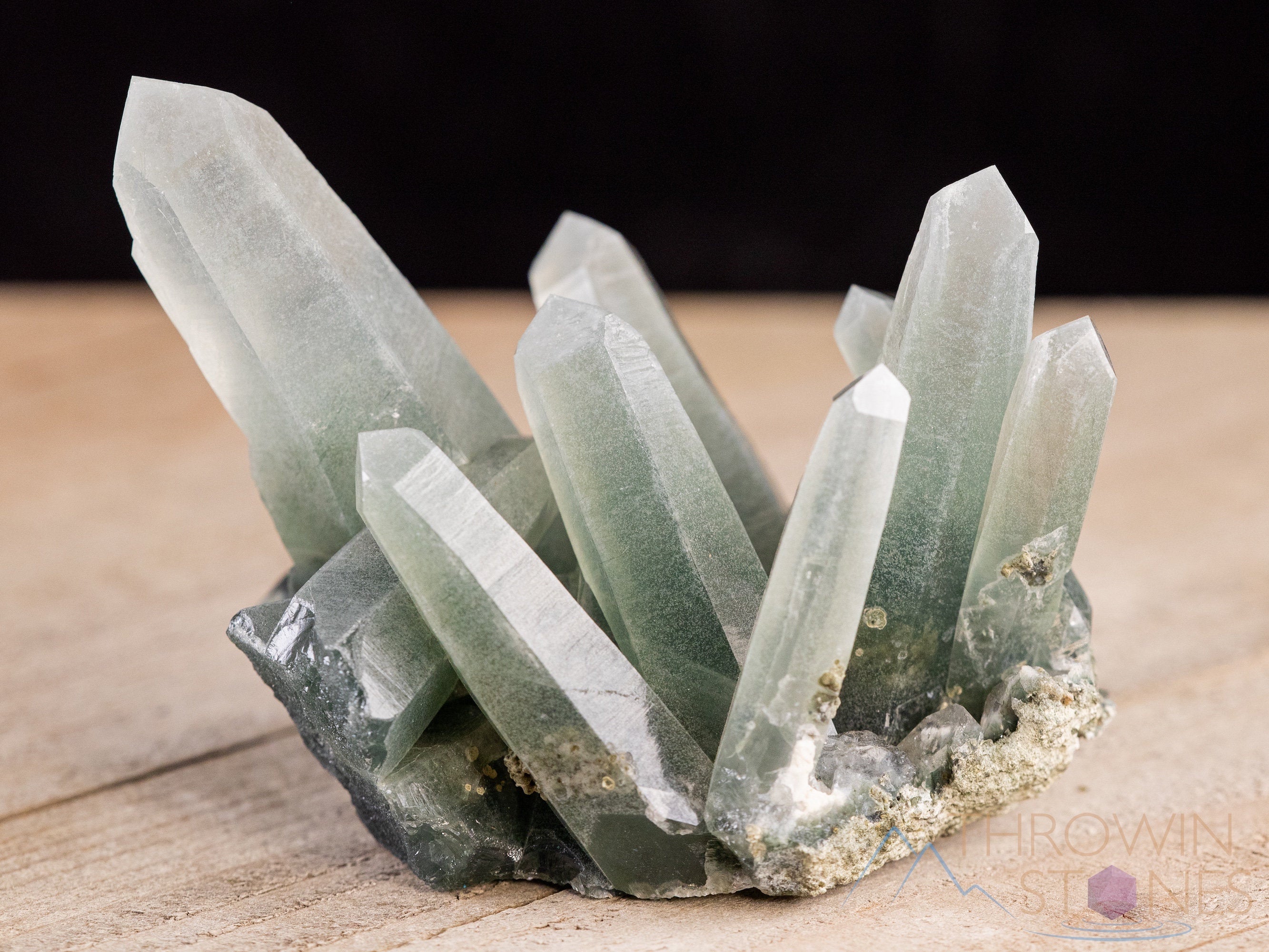 Natural QUARTZ with ACTINOLITE Raw Crystal Cluster - Healing Stone Specimen for Home Decor, Housewarming Gift & Spiritual Healing | Perfect for Meditation, Office Desk & Feng Shui