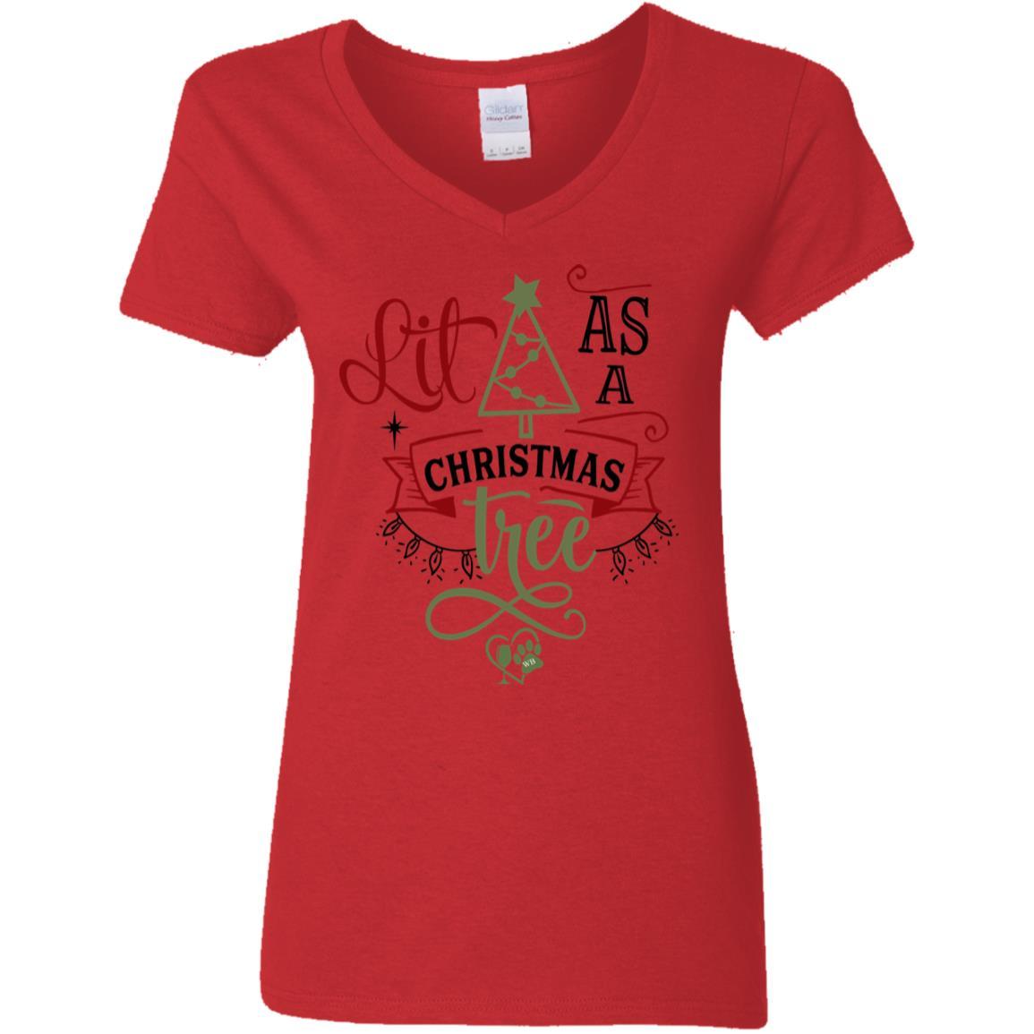 WineyBitches.Co Women's 5.3 oz V-Neck T-Shirt - Soft Cotton Casual Tee for Everyday Wear, Lounge & Outfits