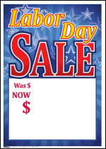 100-Pack Sale Tags for Retail Stores - Perfect for Labor Day Sales, Black Friday, and Holiday Promotions