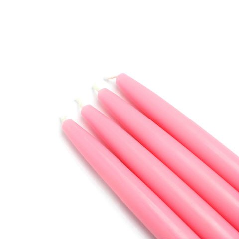 Bulk 6 Inch Pink Taper Candles - 144 Pack | Premium Wax Candles for Weddings, Parties & Home Decor | Jeco Inc.