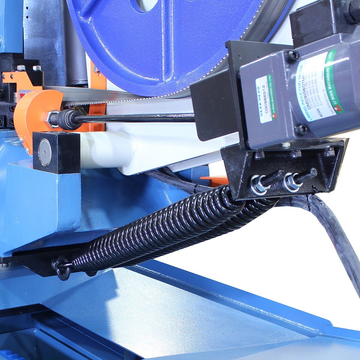 Baileigh Industrial BA9 1001389 Semi-Automatic Dual Mitering Horizontal Band Saw BS-24SA-DM - Perfect for Metal Fabrication and Woodworking Projects