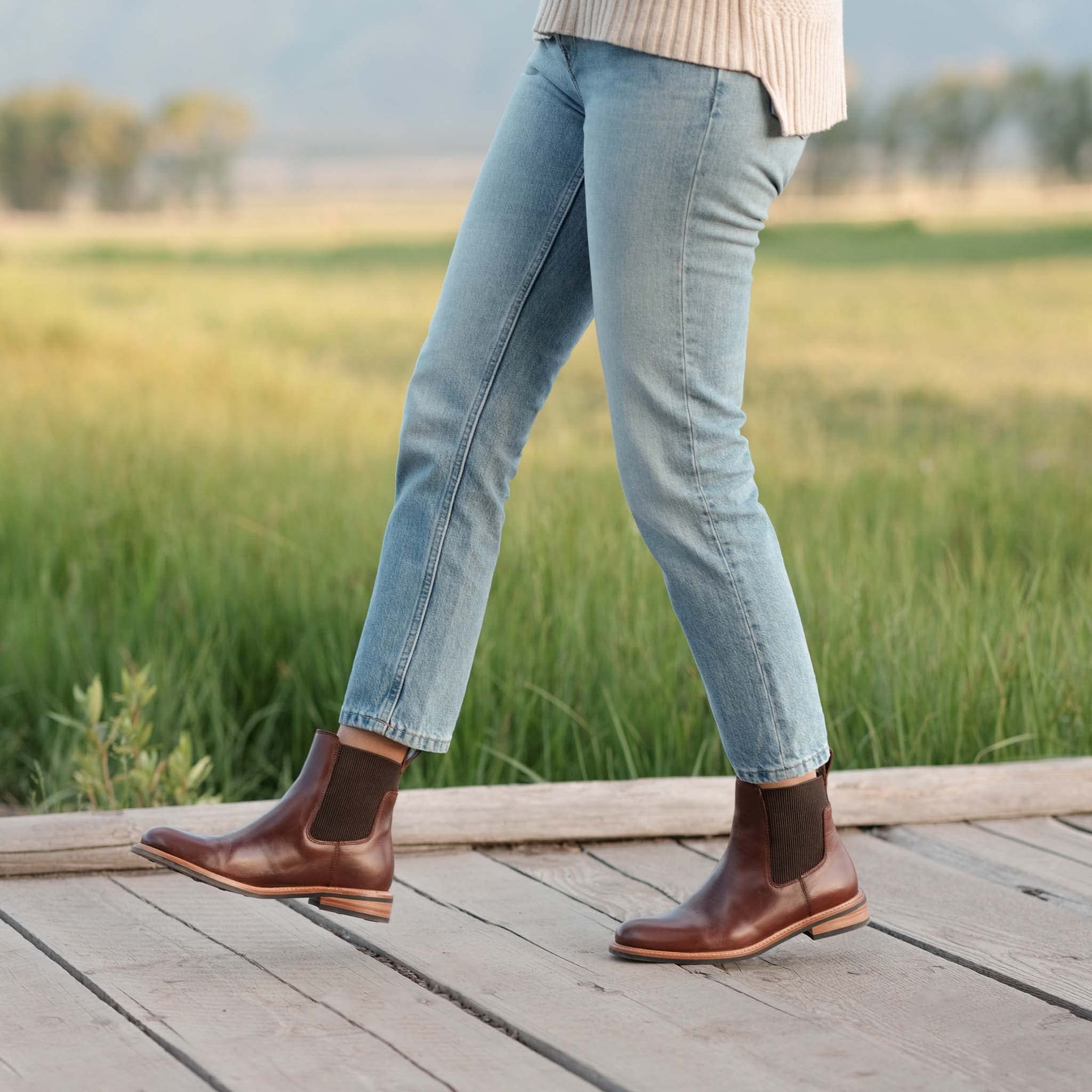 Nisolo Carmen Chelsea Boot - Women's Leather Slip-On Ankle Boots for Fall & Winter | Comfortable Casual & Dress Shoes | Perfect for Work, Travel & Everyday Wear