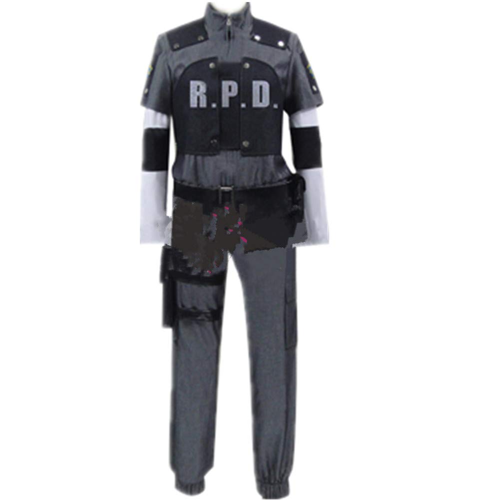 Leon Scott Kennedy Resident Evil Cosplay Costume - Halloween Party, Christmas Cosplay, Anime Convention Outfit for Men & Women