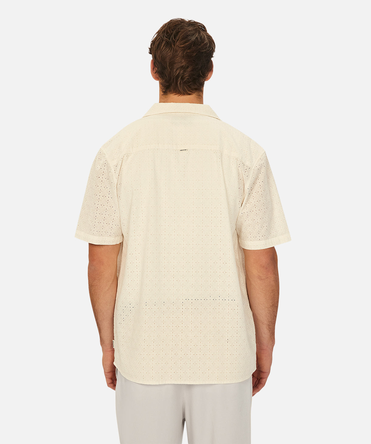 The Toulouse Short Sleeve Shirt for Men - Premium Cotton Casual Button Down Shirt in Off White | Perfect for Summer, Office Wear & Casual Outings