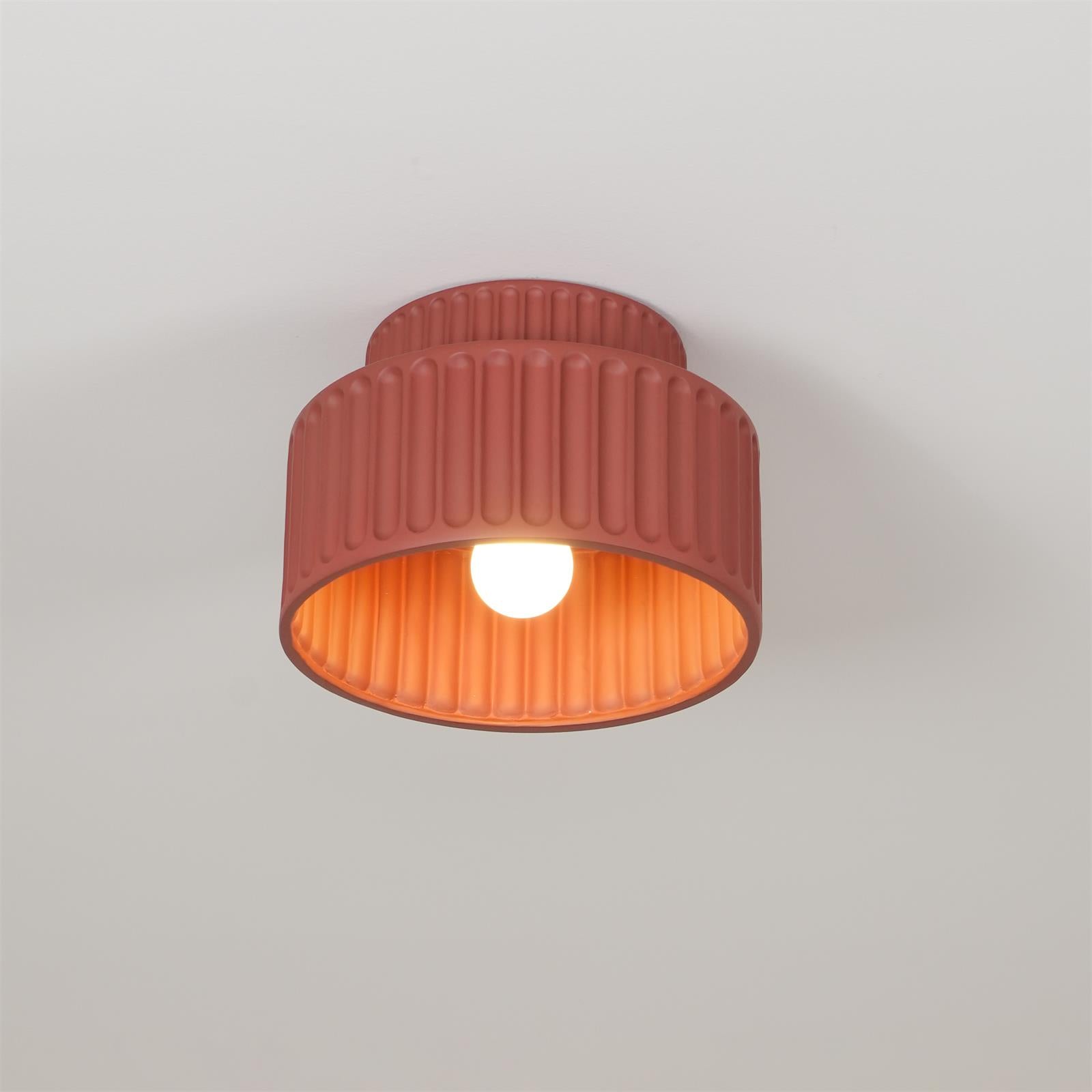 Modern Kami Ceiling Lamp - Elegant LED Flush Mount Light Fixture for Bedroom, Living Room & Kitchen - Energy Saving Home Lighting Solution