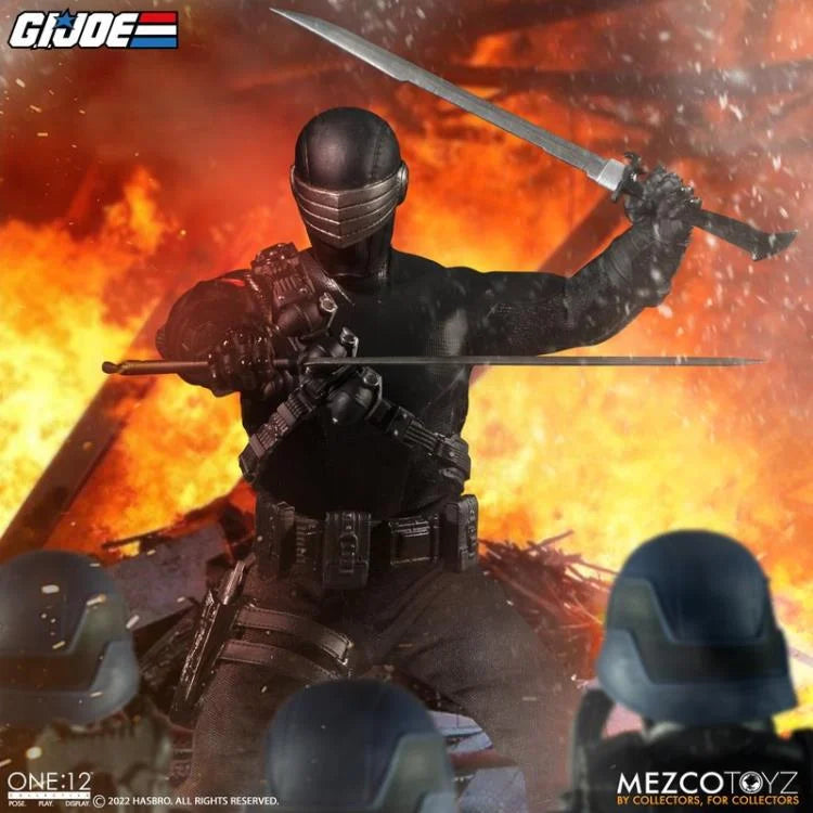 G.I. Joe One:12 Collective Deluxe Snake Eyes Action Figure - Highly Articulated Collectible Toy for Display & Play - Perfect for Fans, Collectors & Gift Giving