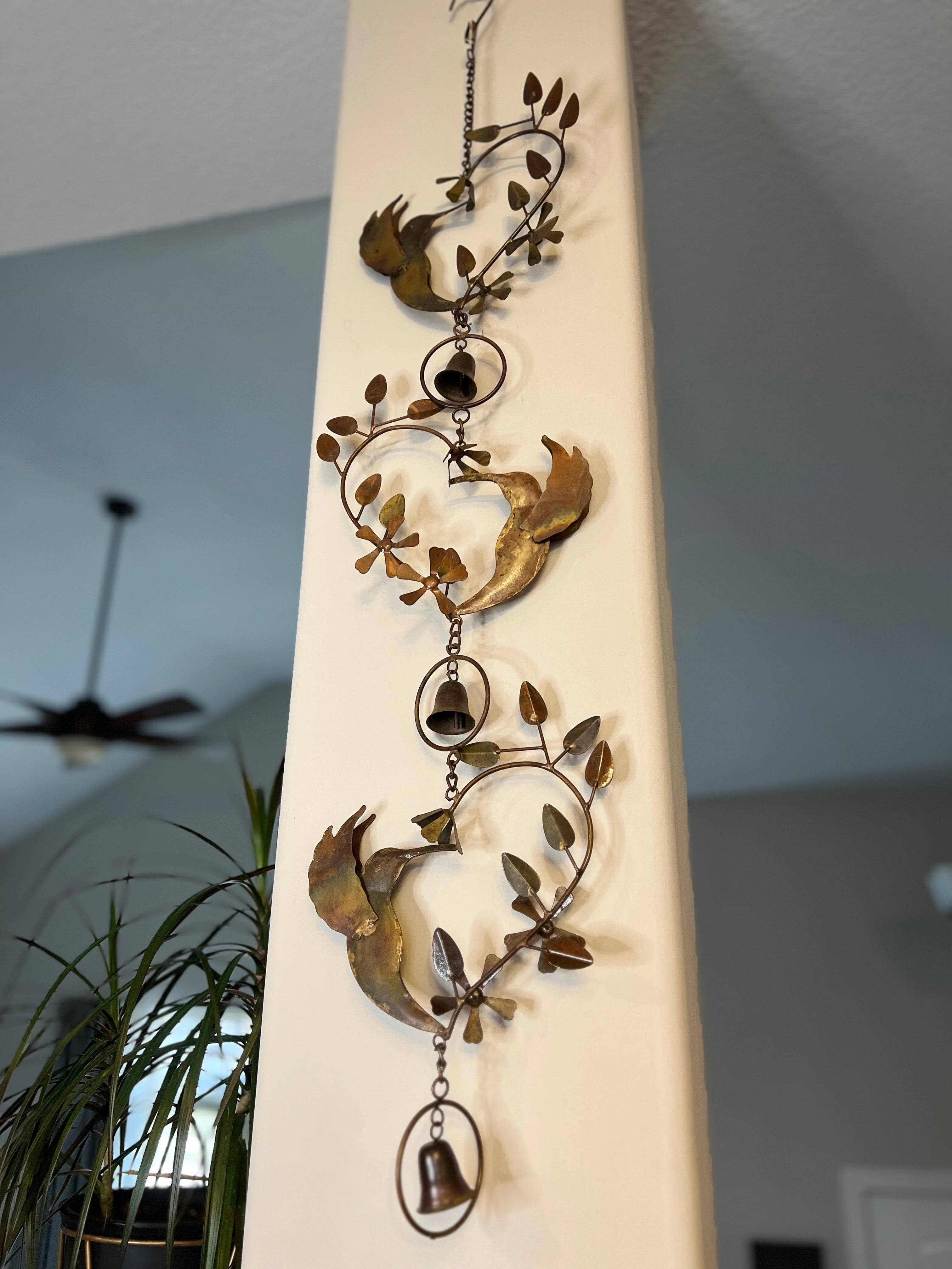 Handmade Hummingbird Heart Ornaments with Bells - Perfect for Christmas Tree Decorations, Home Decor & Gift Giving