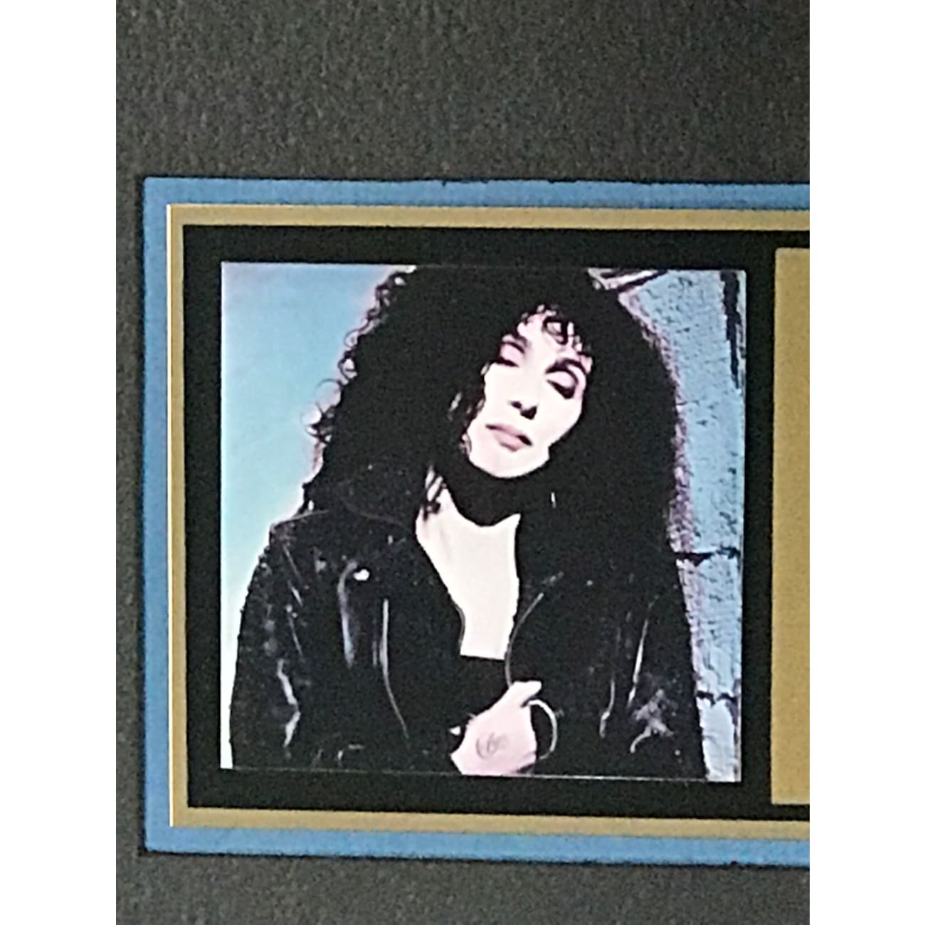 Cher (1987) RIAA Certified Gold Album Award - Perfect for Music Collectors & Cher Fans