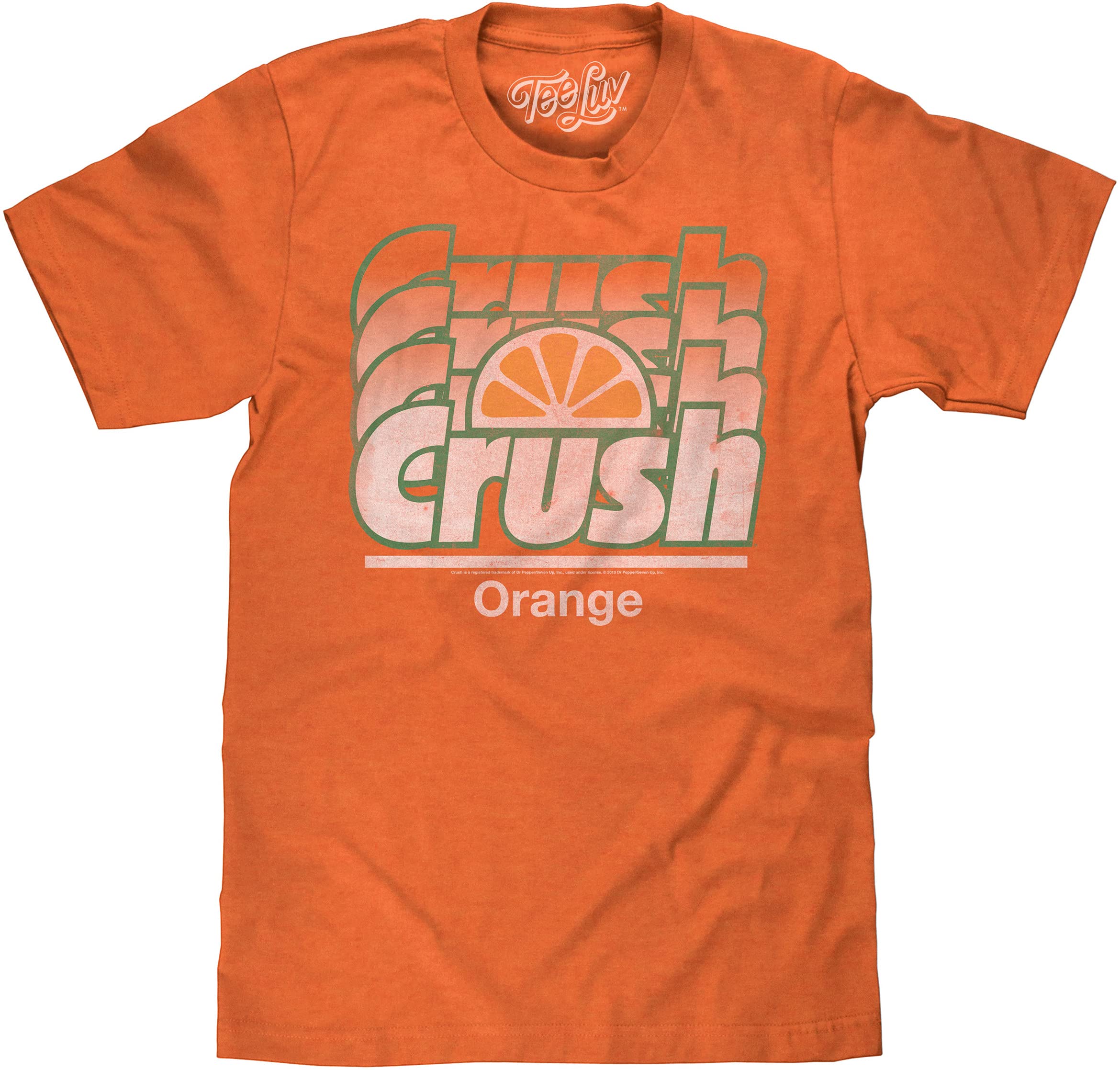 Vintage Orange Crush Soda Logo T-Shirt - Retro Gradient Graphic Tee for Men & Women | Casual Wear, Street Style, 90s Nostalgia Fashion