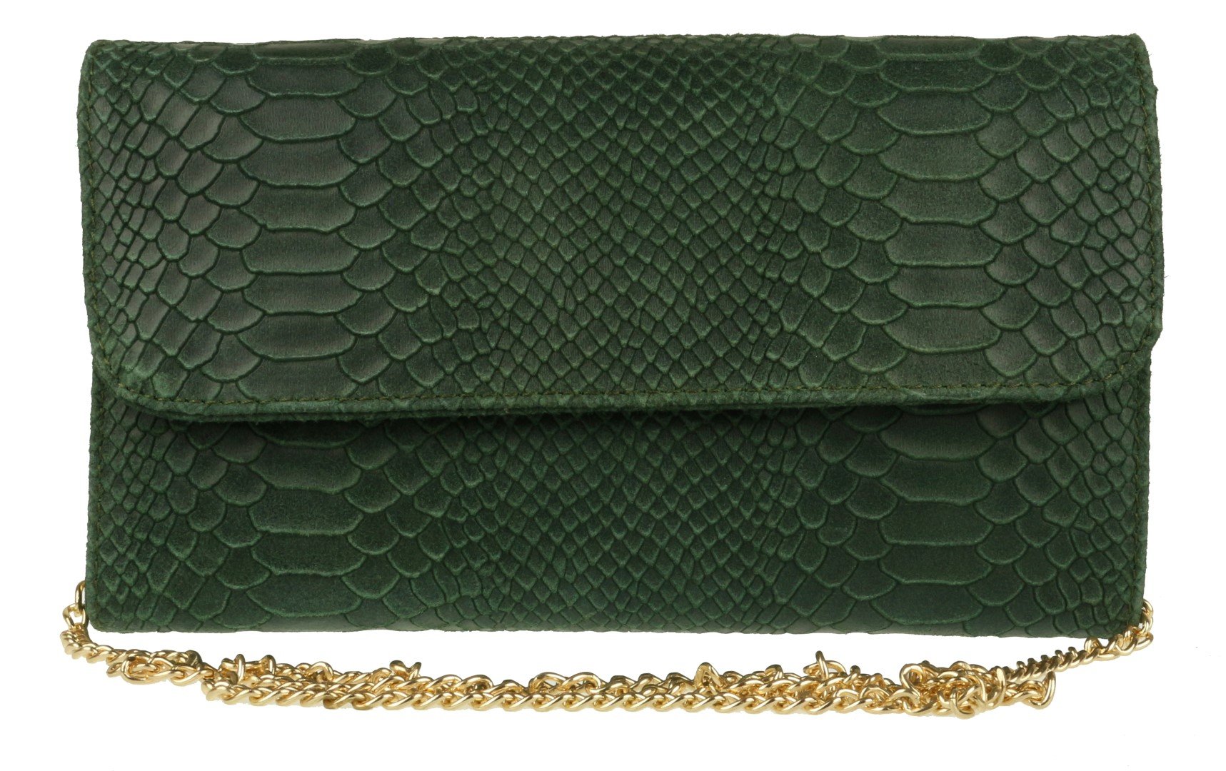 Stylish Women's Italian Leather Snake Print Suede Clutch Bag - Elegant Evening Purse for Parties, Weddings & Date Nights