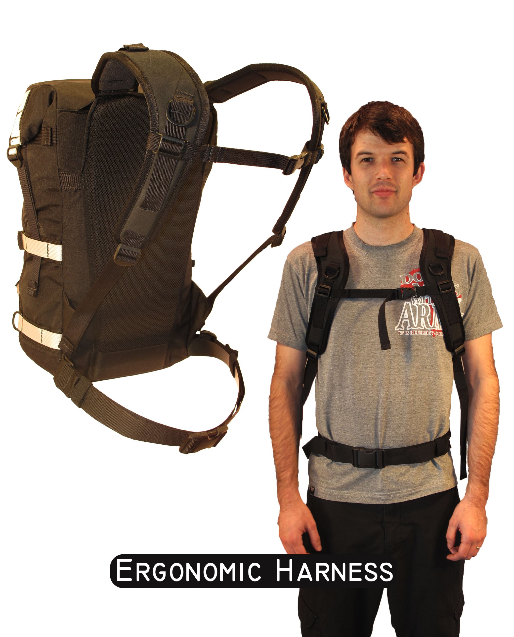 Men's Waterproof Commuter Backpack - 40L Cycling Bike Backpack for Work & Travel - Durable Weatherproof Bicycle Backpack for Cycling, Hiking & Outdoor Adventures