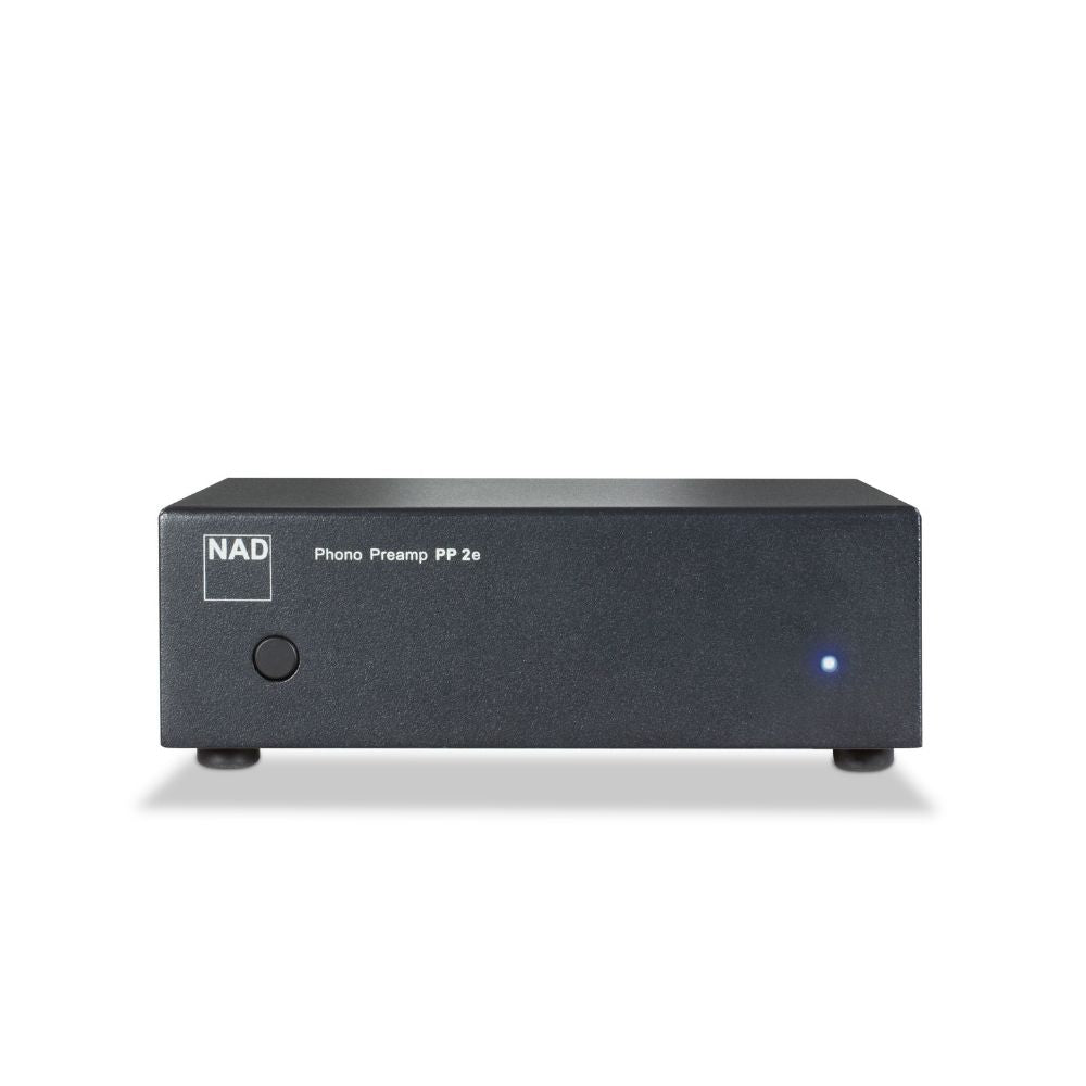 NAD PP2e Phono Preamplifier - High-Quality Turntable Preamp for Vinyl Records, MM/MC Cartridge Compatible | Perfect for Home Audio Systems & Vinyl Enthusiasts