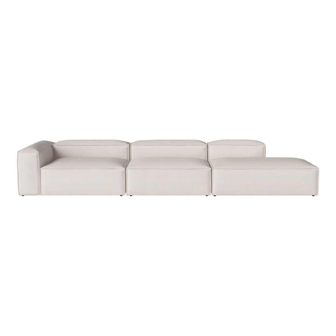 Cosima 3-Seater Sofa with Open End - Modern Living Room Furniture for Small Spaces | Perfect for Apartments, Studios & Cozy Home Decor