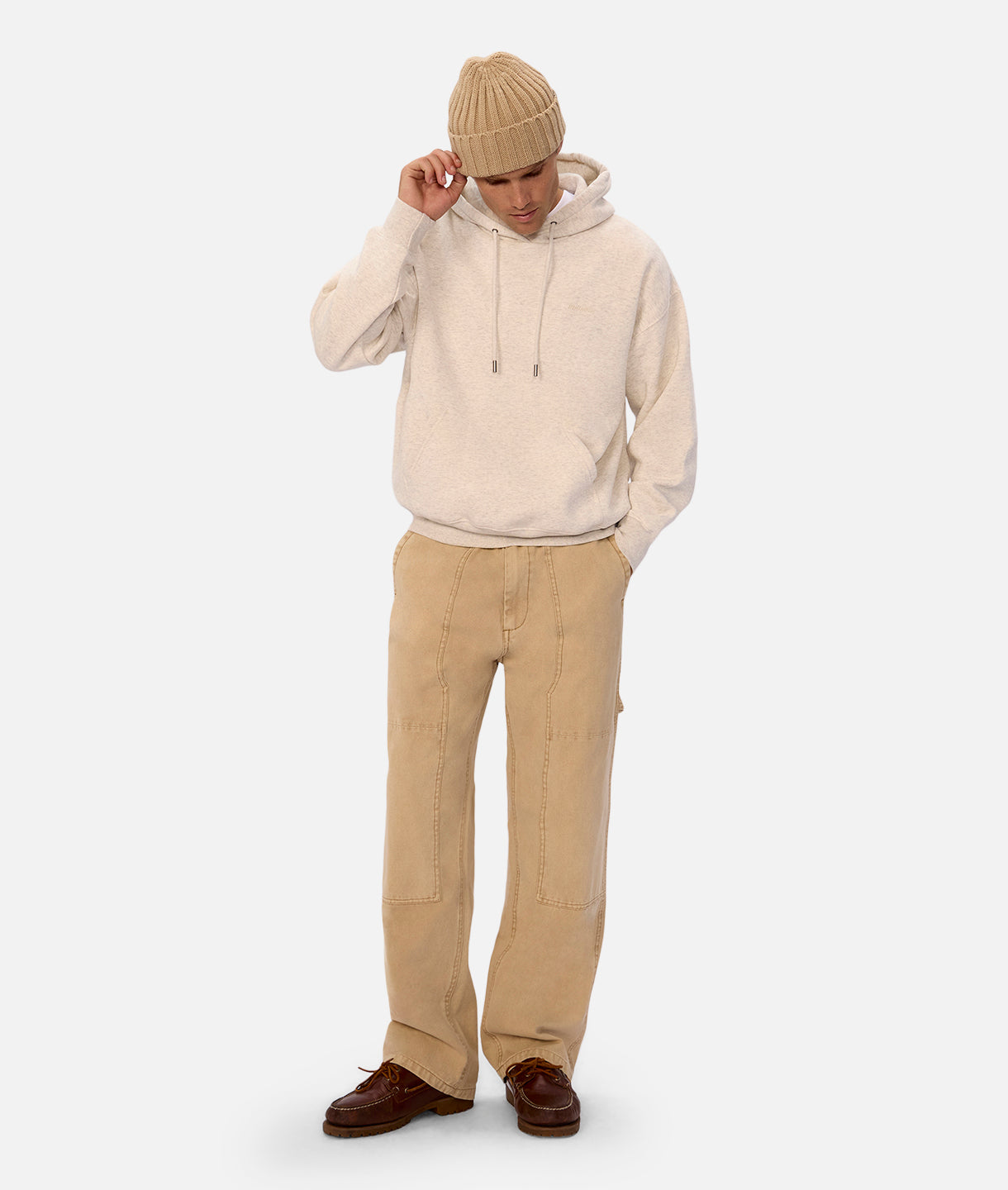 The New Del Sur Marle Hoodie - Soft & Cozy Women's Pullover Sweatshirt | Oatmeal Color | Perfect for Casual Wear, Lounge & Outdoor Activities
