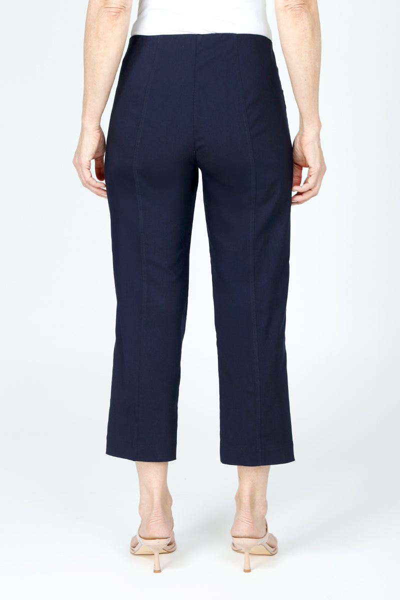 Elliott Lauren Classic Crop Cargo Pants for Women - High Waisted Utility Pants with Pockets | Perfect for Hiking, Travel & Casual Streetwear