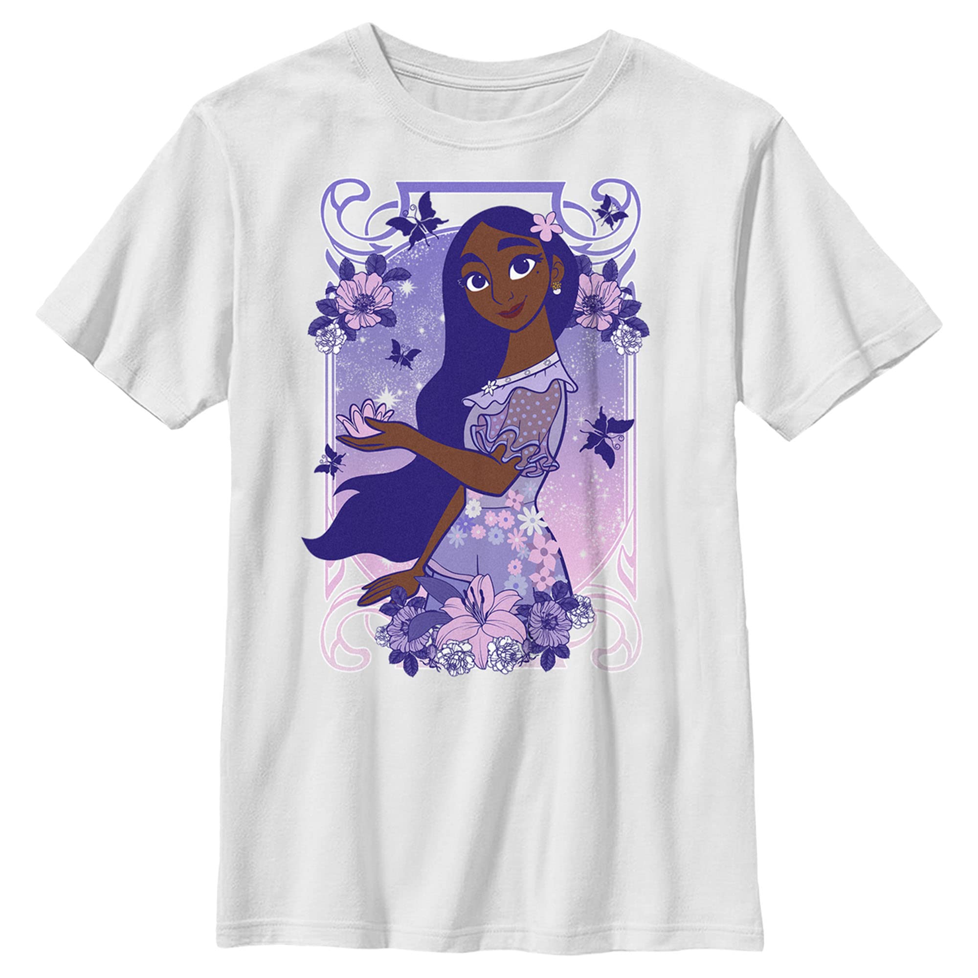 Disney Encanto Boys' Short Sleeve T-Shirt - Isabela Character Graphic Tee for Kids | Casual Wear, Birthday Gift & Disney Theme Party Outfit