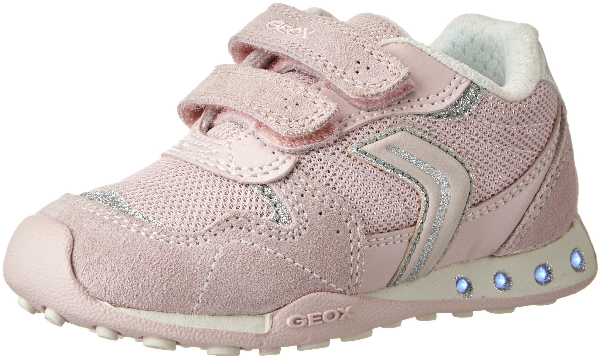 Geox Girls Junior Jocker Fashion Sneakers - Breathable Lightweight School Shoes for Kids, Comfortable Walking & Play Sneakers for Toddler Girls (Ideal for School, Playground & Daily Activities)