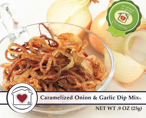 Carmelized Onion & Garlic Dip - Sweet & Savory Flavor - Perfect for Chips, Crackers & Veggies | Party Snack & Game Day Appetizer