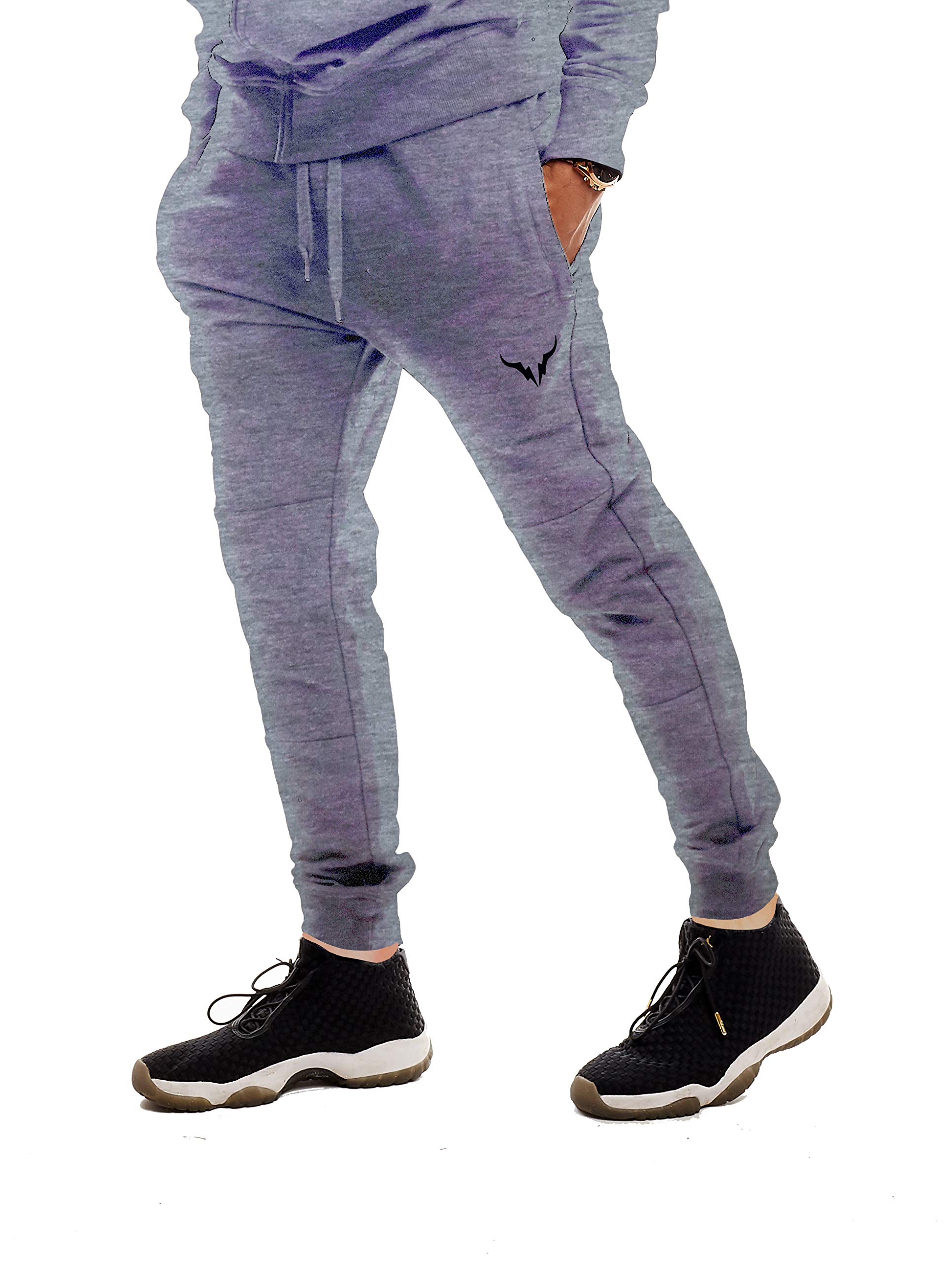 Premium Slim Fit Workout Pants for Men - Athletic Jogger Fitness Gym Sweatpants | Moisture-Wicking & Breathable | Ideal for Running, Training & Casual Wear
