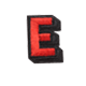 3D Alphabet Letter E - Small Size for Kids Learning, DIY Crafts, Home Decor & Party Supplies | Perfect for Classroom, Nursery, Wall Art & Scrapbooking