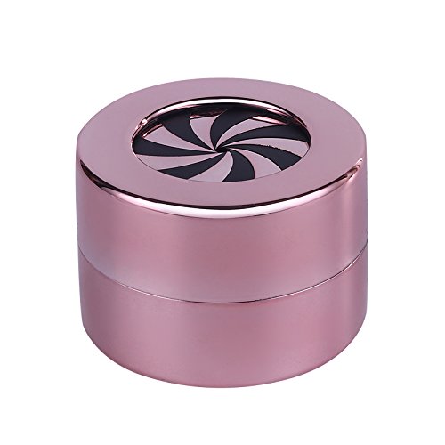 Stainless Steel Rotating Ring Box Holder - Rose Gold Jewelry Case for Engagement, Wedding, Anniversary & Valentine's Day Gifts | Perfect for Proposal Surprises, Bridal Showers & Romantic Occasions