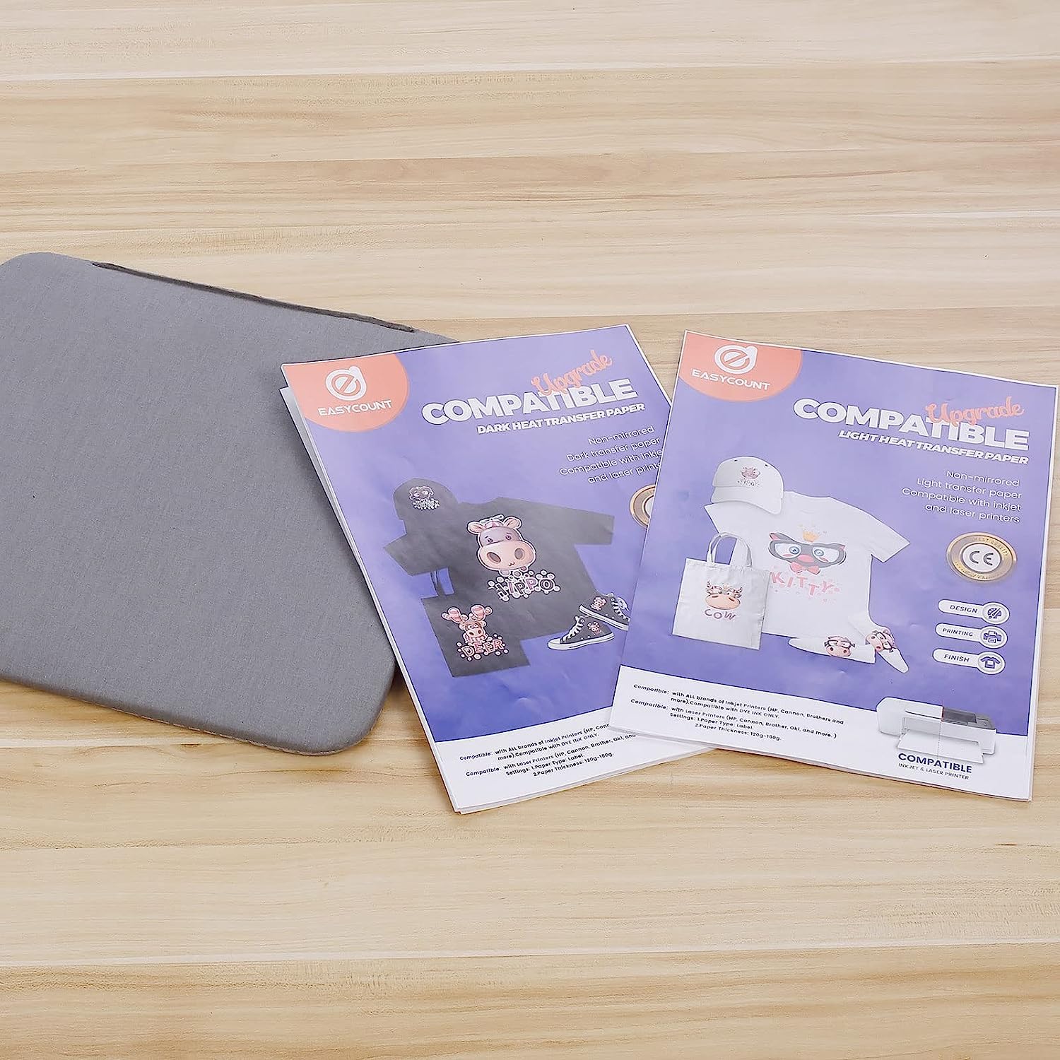 Premium Heat Transfer Paper for Light T-Shirts - 20 Sheets (8.5x11