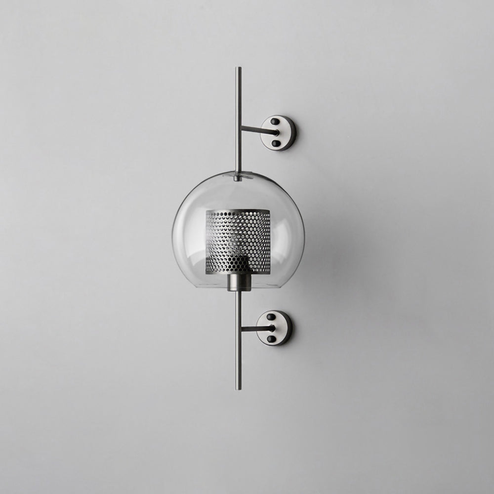 Chiswick Glass Wall Lamp - Modern LED Sconce Light for Living Room, Bedroom, and Hallway - Elegant Home Decor Lighting Fixture