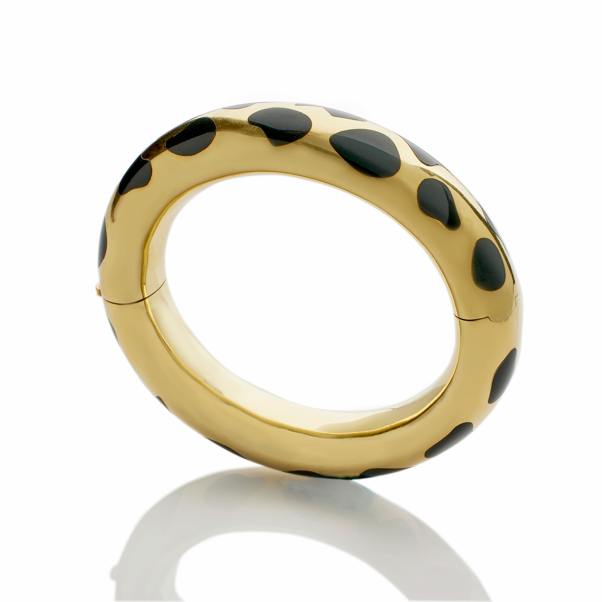 Angela Cummings for Tiffany & Co. Black Jade Bangle Bracelet - Elegant Statement Jewelry for Women, Perfect for Parties, Weddings & Special Occasions