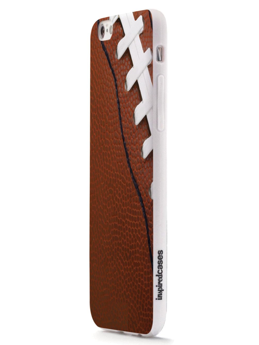 3D Textured iPhone 15 Case with Rubber Bumper - Protective Football Design Phone Cover for Apple iPhone 15 - Durable Shockproof Case for Sports & Outdoor Activities