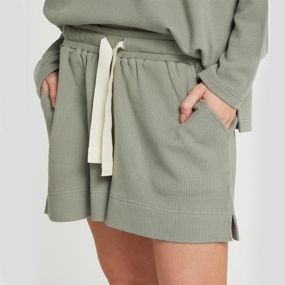 The Waffle Short | Mineral - Stylish and Comfortable Shorts for Men & Women | Perfect for Gym, Running, and Casual Wear