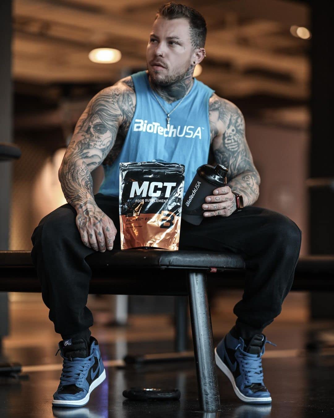 BioTechUSA MCT Drink Powder - 300g | Premium Keto & Low-Carb Energy Supplement for Weight Loss & Focus | Perfect for Ketogenic Diet, Intermittent Fasting & Workout Recovery