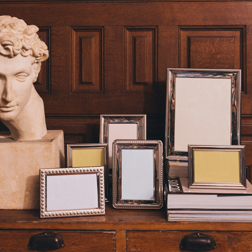 Christofle Albi Silver Picture Frame - Elegant Photo Display for Home & Office Decor | Perfect for Weddings, Anniversaries & Gifts