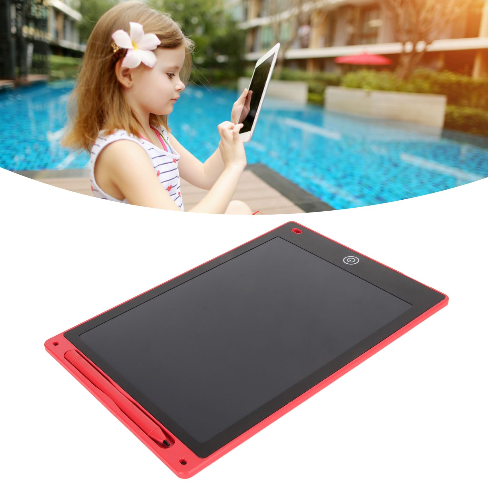 10 Inch LCD Drawing Board - Radiation-Free Writing Tablet for Kids & Adults, Portable Lightweight Design for Travel, Office & School Notes