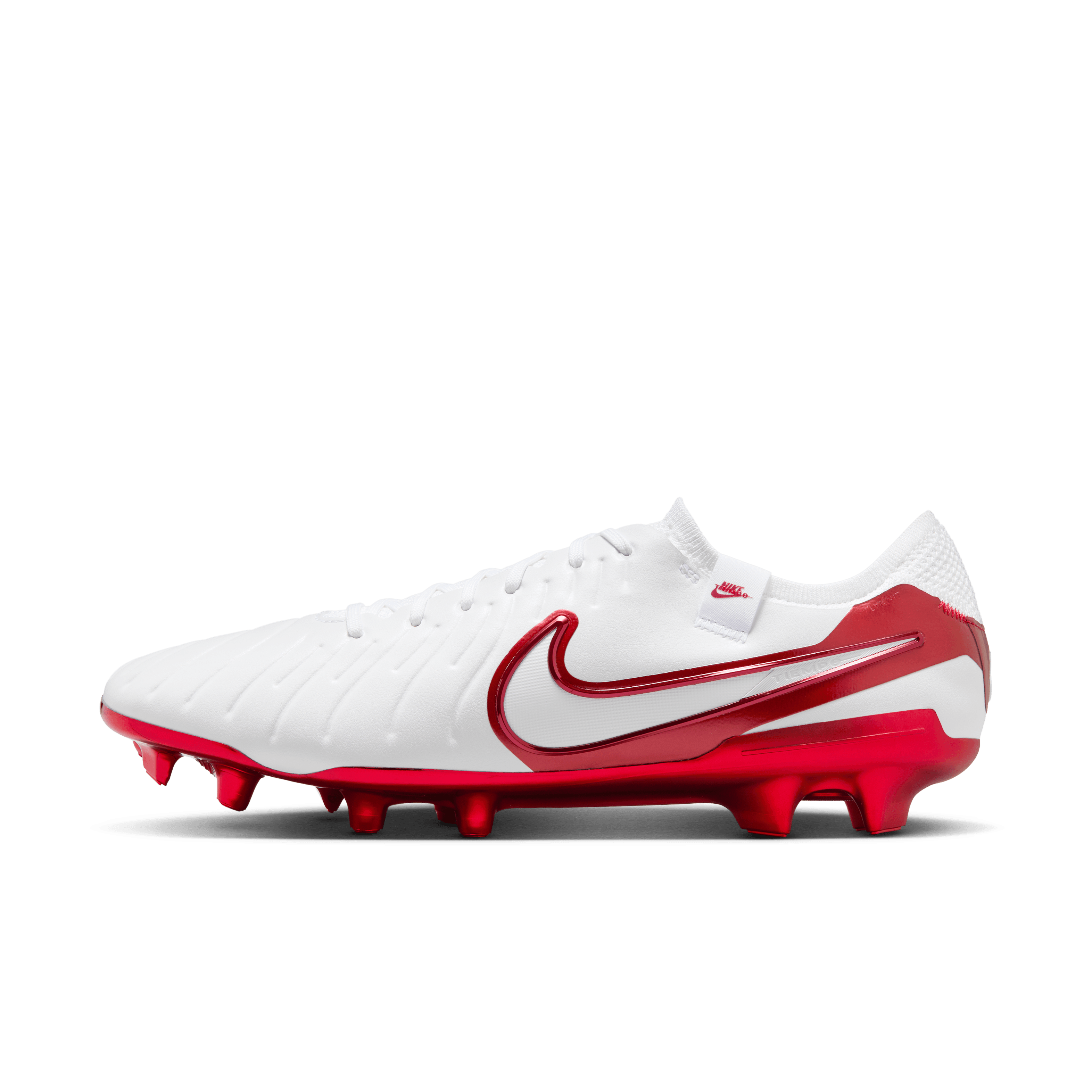 Nike Tiempo Legend 10 Elite LV8 FG Soccer Cleats - White/Multi-Color Football Shoes for Men | Perfect for Professional Matches & Training Sessions