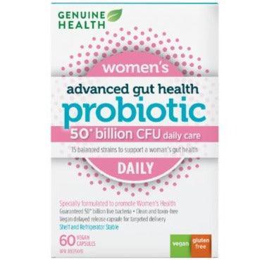 Genuine Health Probiotic for Women - 60 Capsules for Gut Health & Digestive Support | Daily Supplement for Immune & Digestive Wellness