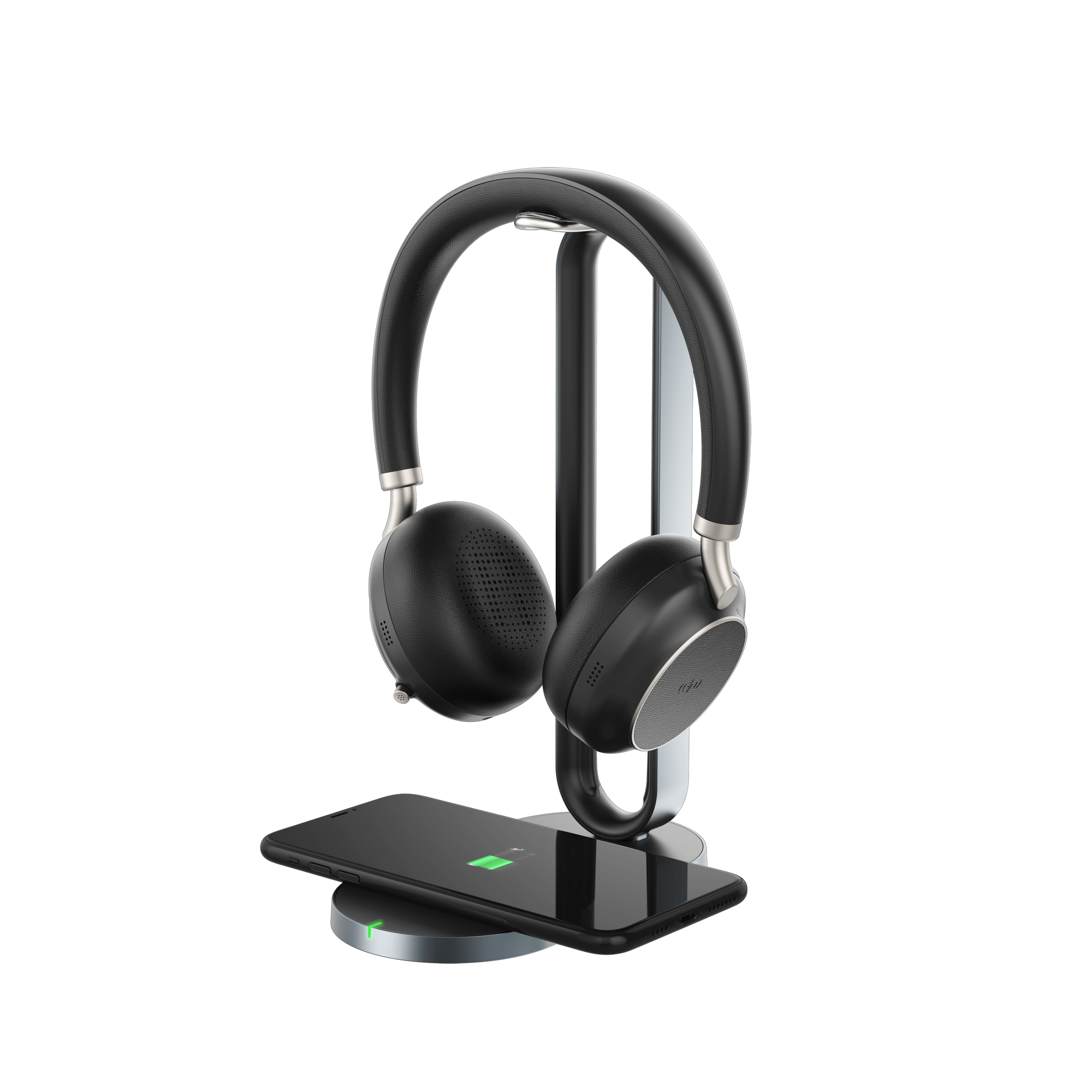 Yealink BH76 Wireless Bluetooth Headset with Charging Stand - Noise Cancelling Office Headset for Business Calls, Remote Work & Video Conferencing