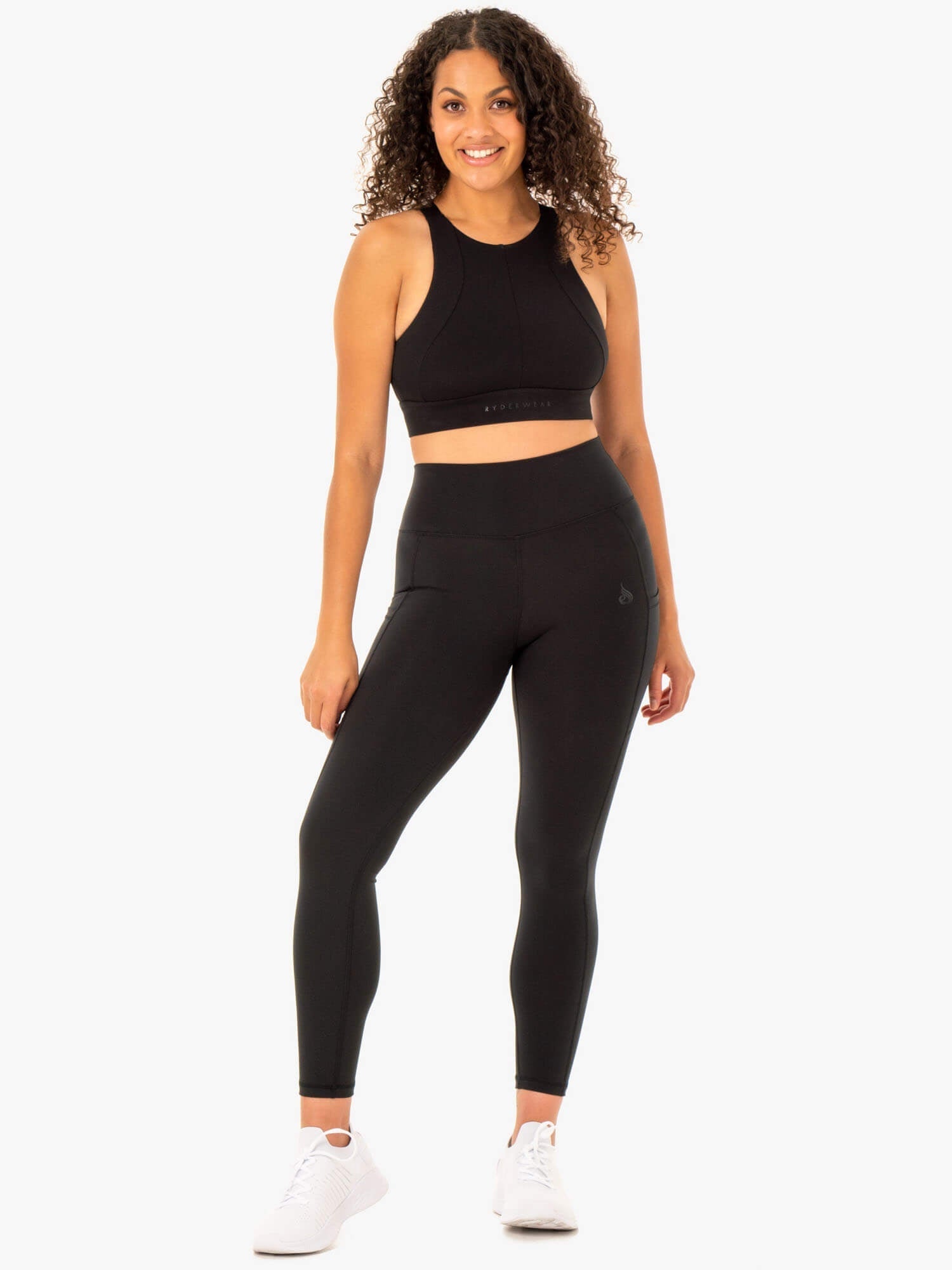 High Impact Sports Bra for Women - Supportive & Comfortable Workout Bra - Black - Perfect for Running, Gym & High-Intensity Training