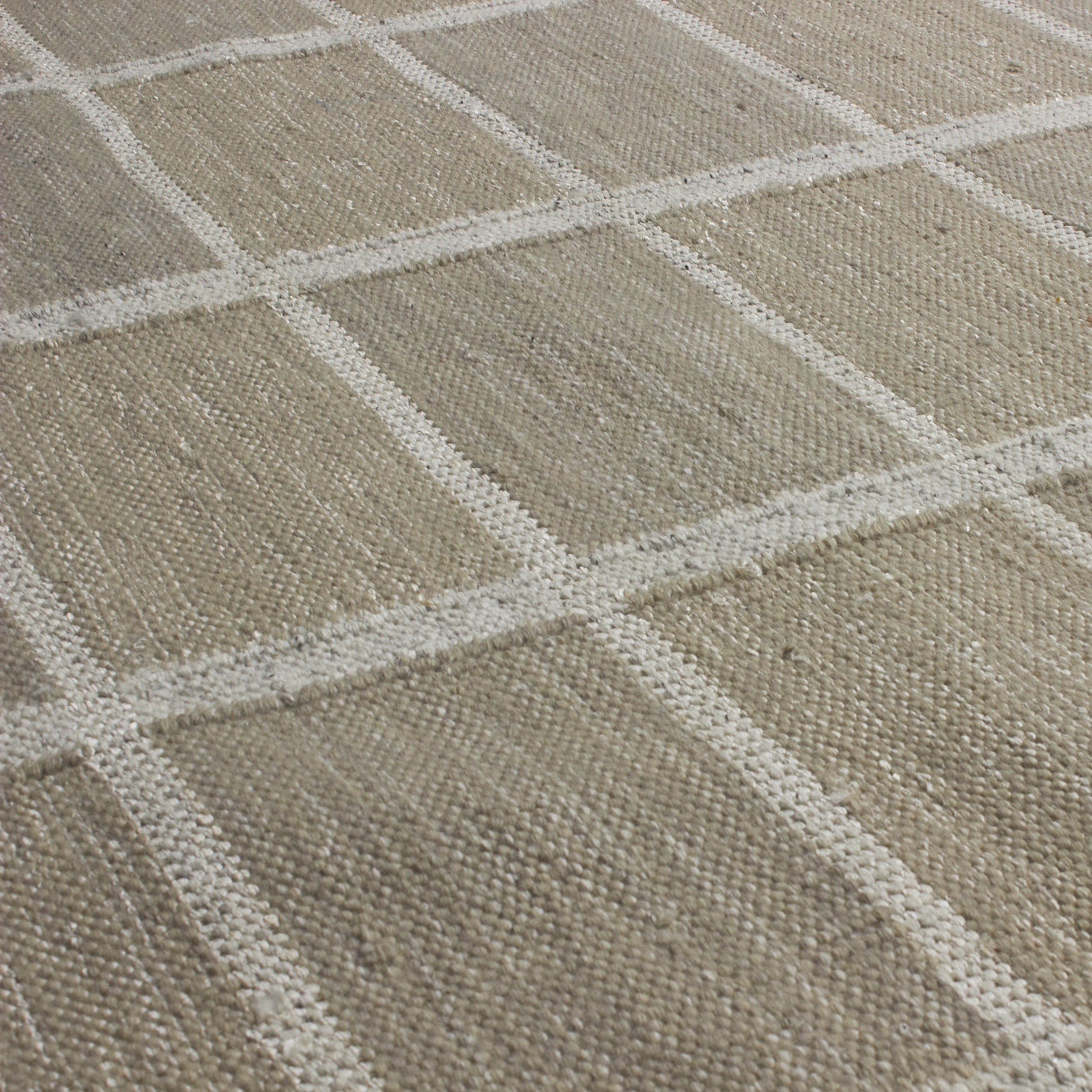 Halland Taupe/Ivory Area Rug - Soft Modern Boho Chic Rug for Living Room, Bedroom, Nursery - Non-Slip Low Pile Carpet Perfect for Home Decor