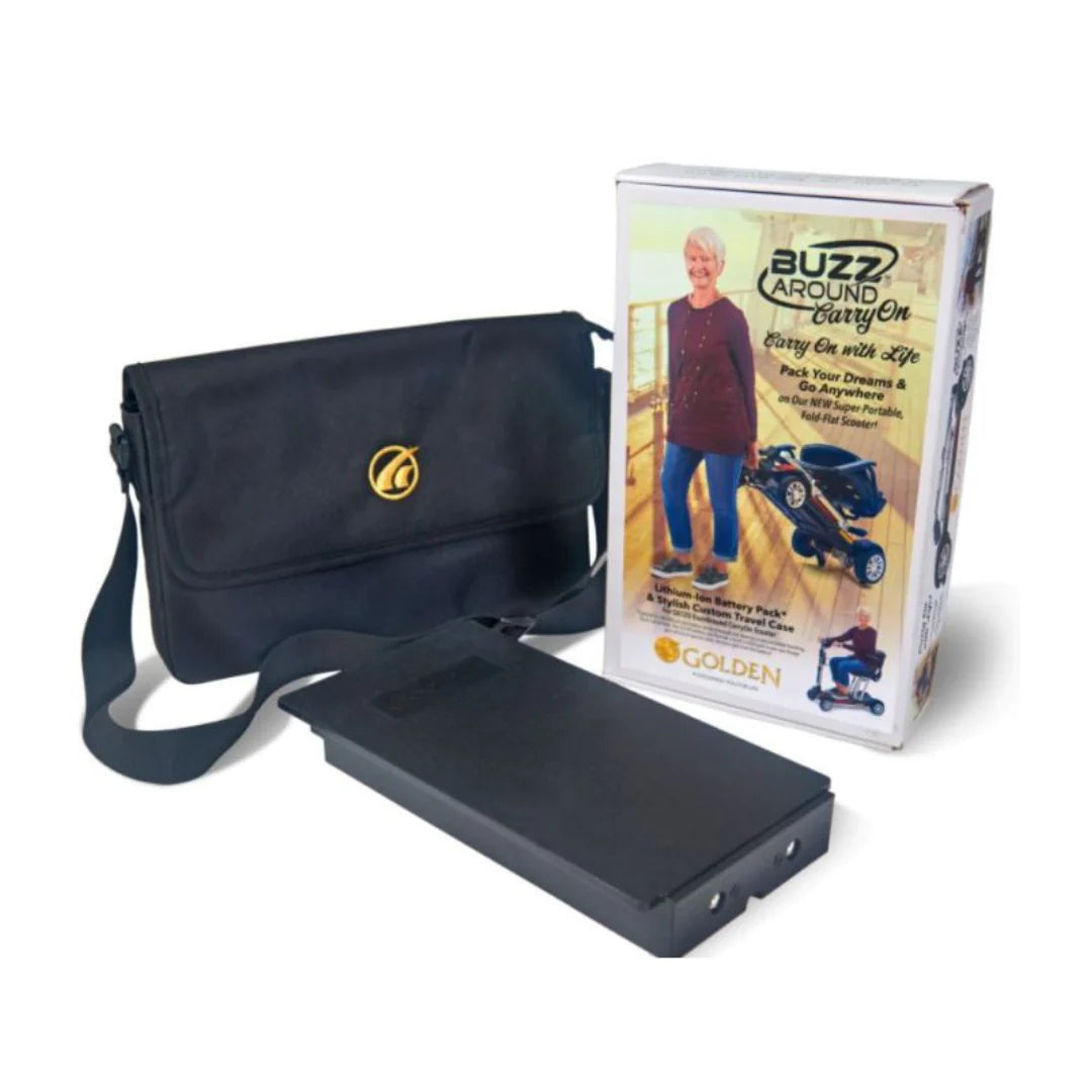 Buzzaround Carry On Travel & Standard Replacement Battery - Power Your Mobility Scooter for Outdoor Adventures & Daily Commutes