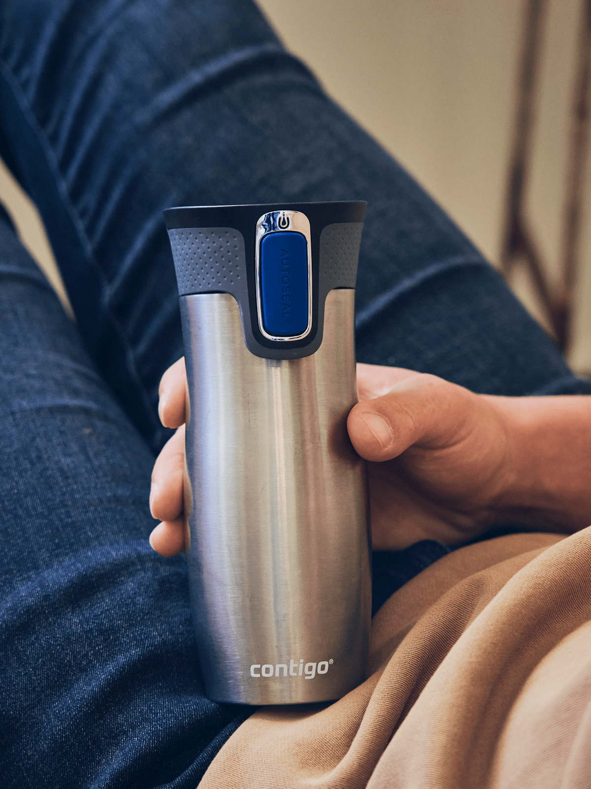 Contigo West Loop 2.0 Stainless Steel Thermal Mug 16oz (470ml) - Leak-Proof Vacuum Insulated Travel Coffee Tumbler for Hot & Cold Drinks - Perfect for Commuting, Office & Outdoor Activities